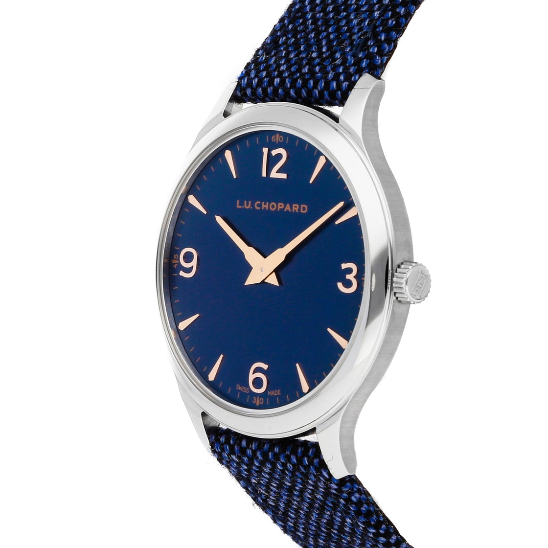 

Chopard Blue Stainless Steel L.U.C. XP 168592-3002 Men's Wristwatch 40 MM
