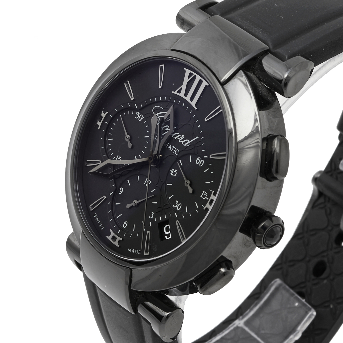 

Chopard Black DLC-Coated Steel and Rubber Imperiale