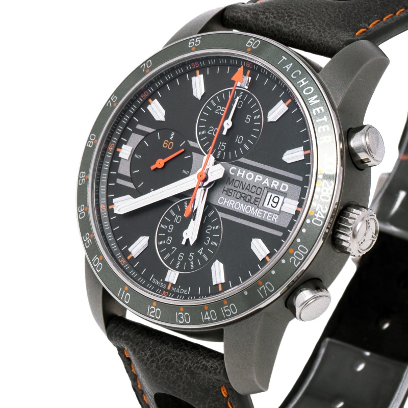 

Chopard Grey Titanium Leather Grand Prix de Monaco Mille Miglia