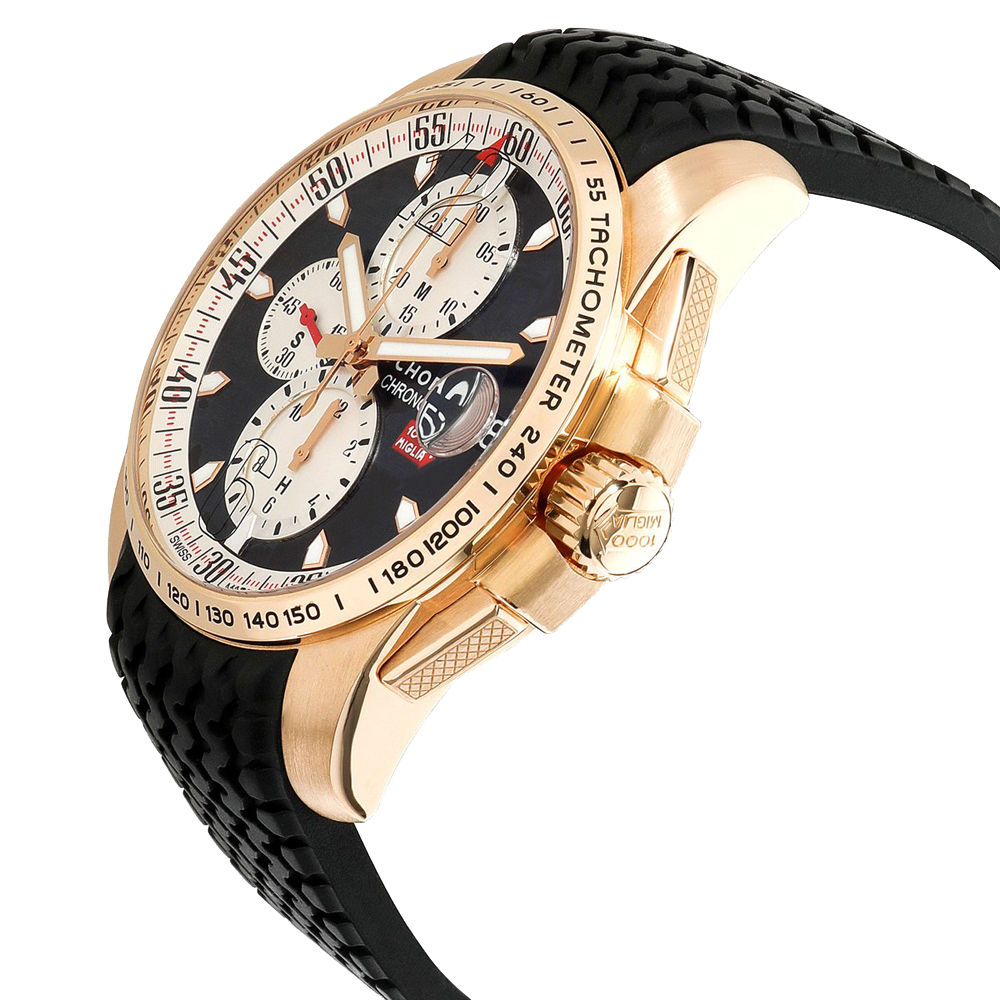 

Chopard Black 18K Rose Gold Mille Miglia Gran Turismo XL 16/1268-5010 Men's Wristwatch