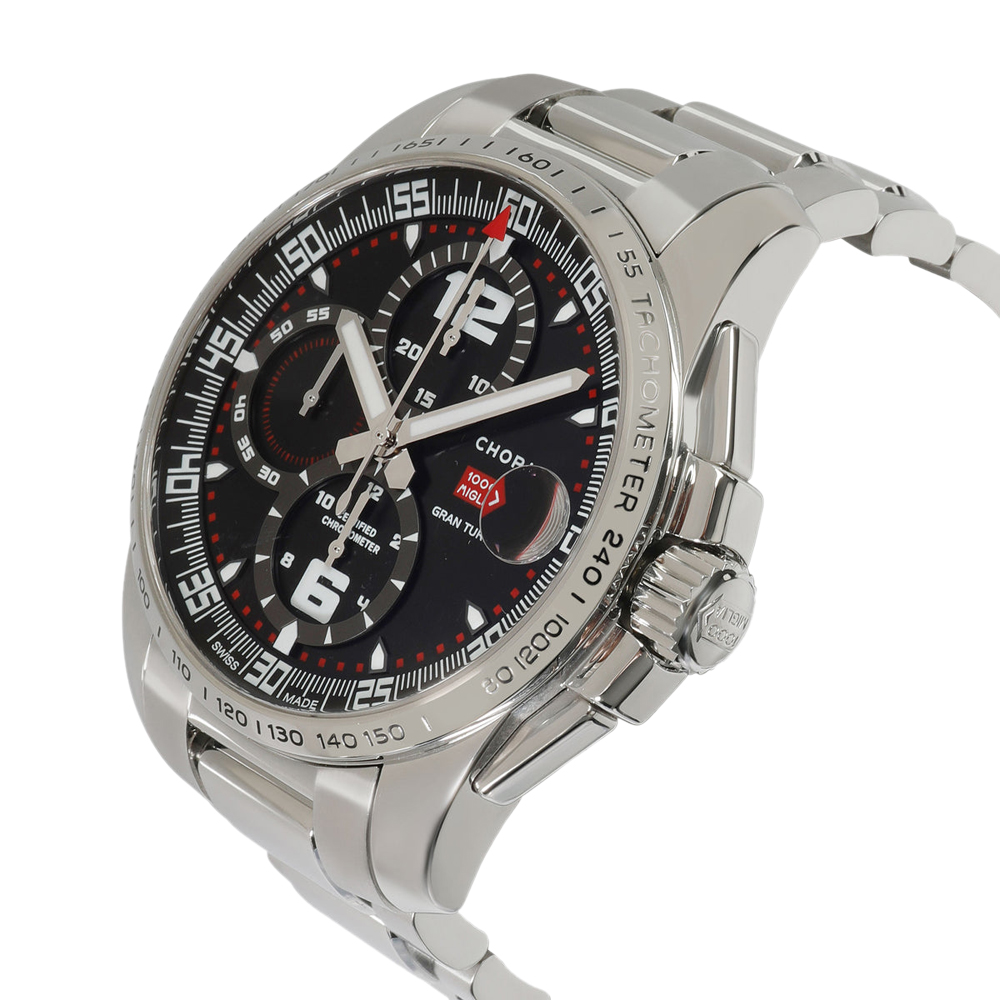 

Chopard Black Stainless Steel Mille Miglia GT XL 168439-3001 Men's Wristwatch 44 MM
