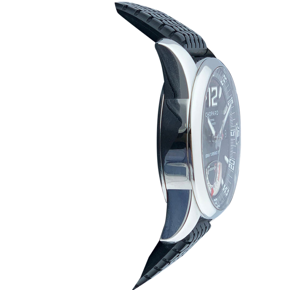 

Chopard Black Stainless Steel Mille Miglia GT XL 168457-3001 Men's Wristwatch 44 MM