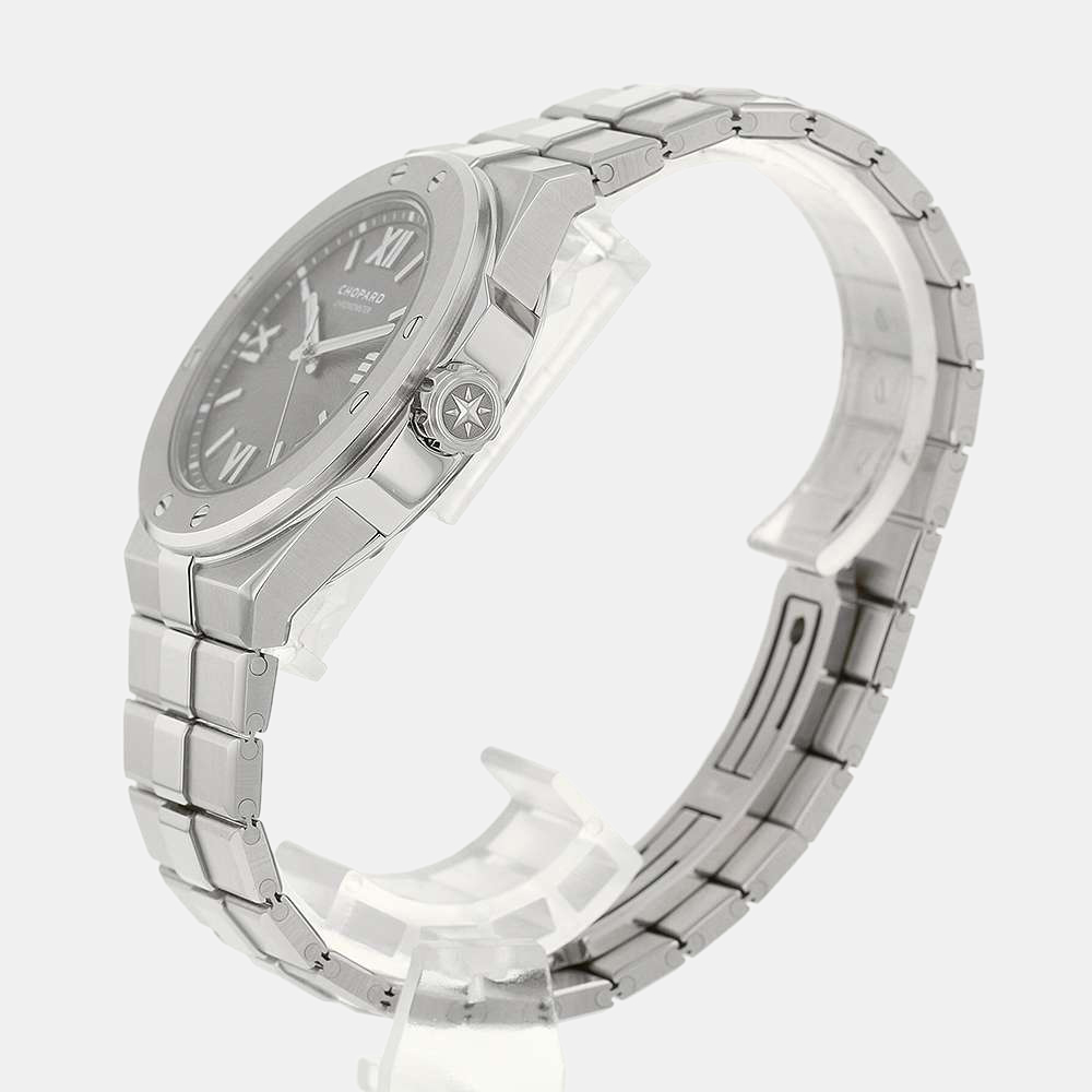 

Chopard Grey Stainless Steel Alpine Eagle 298600-3002 Men's Wristwatch 41 mm