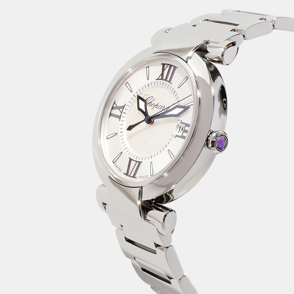 

Chopard Silver Stainless Steel Imperiale 388532-3002 Quartz Men's Wristwatch 36 mm