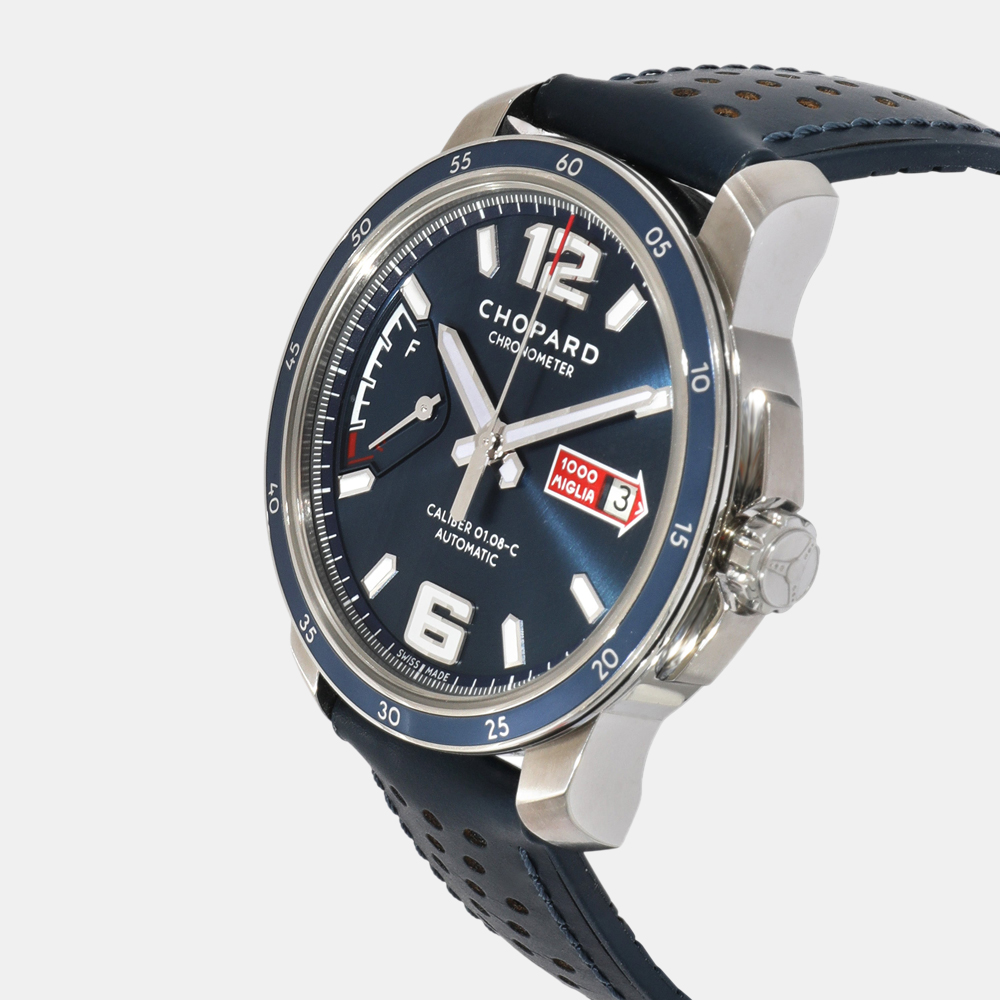 

Chopard Blue Stainless Steel Mille Miglia 168566-3011 Automatic Men's Wristwatch 43 mm