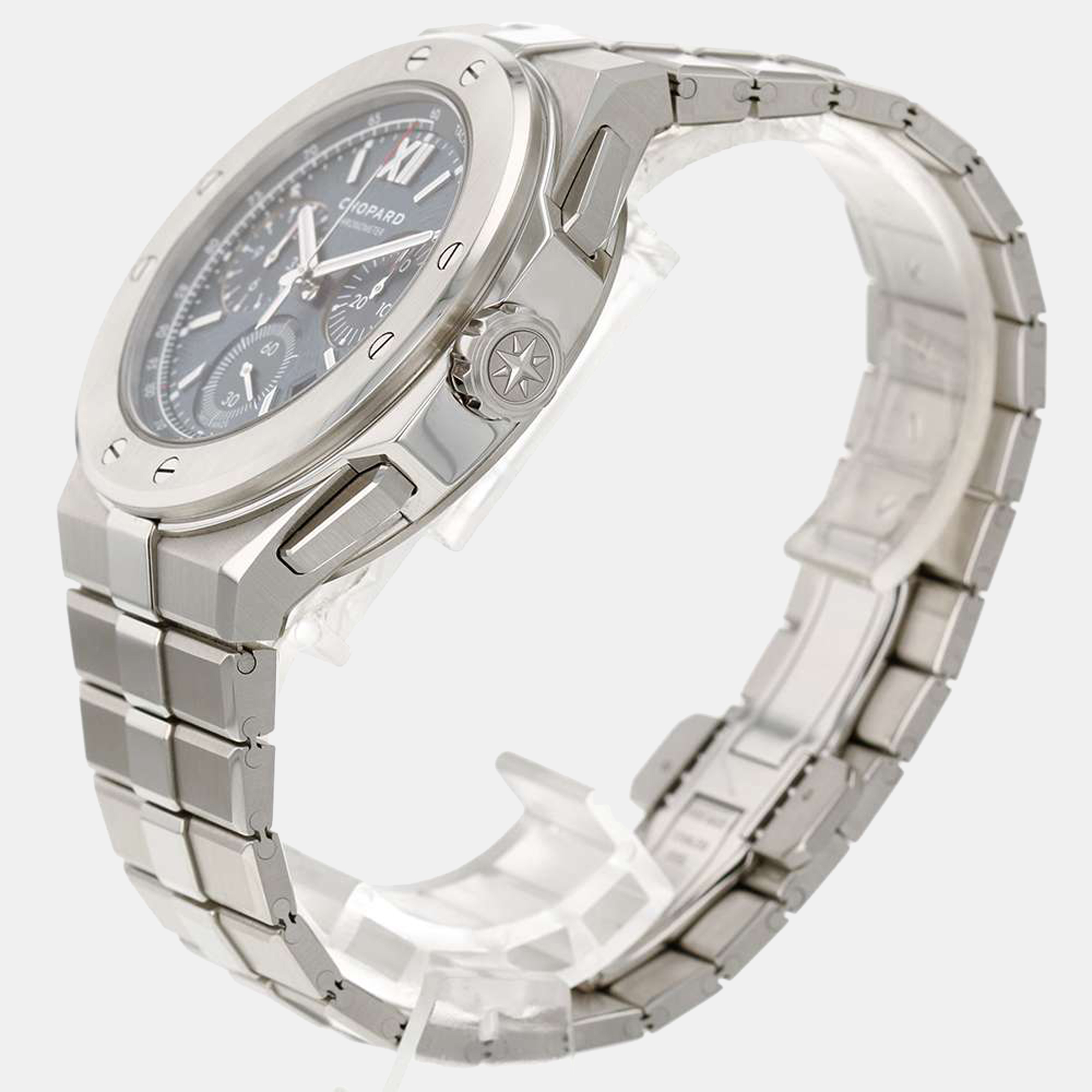

Chopard Blue Stainless Steel Alpine Eagle 298609-3001 Automatic Men's Wristwatch 44 mm