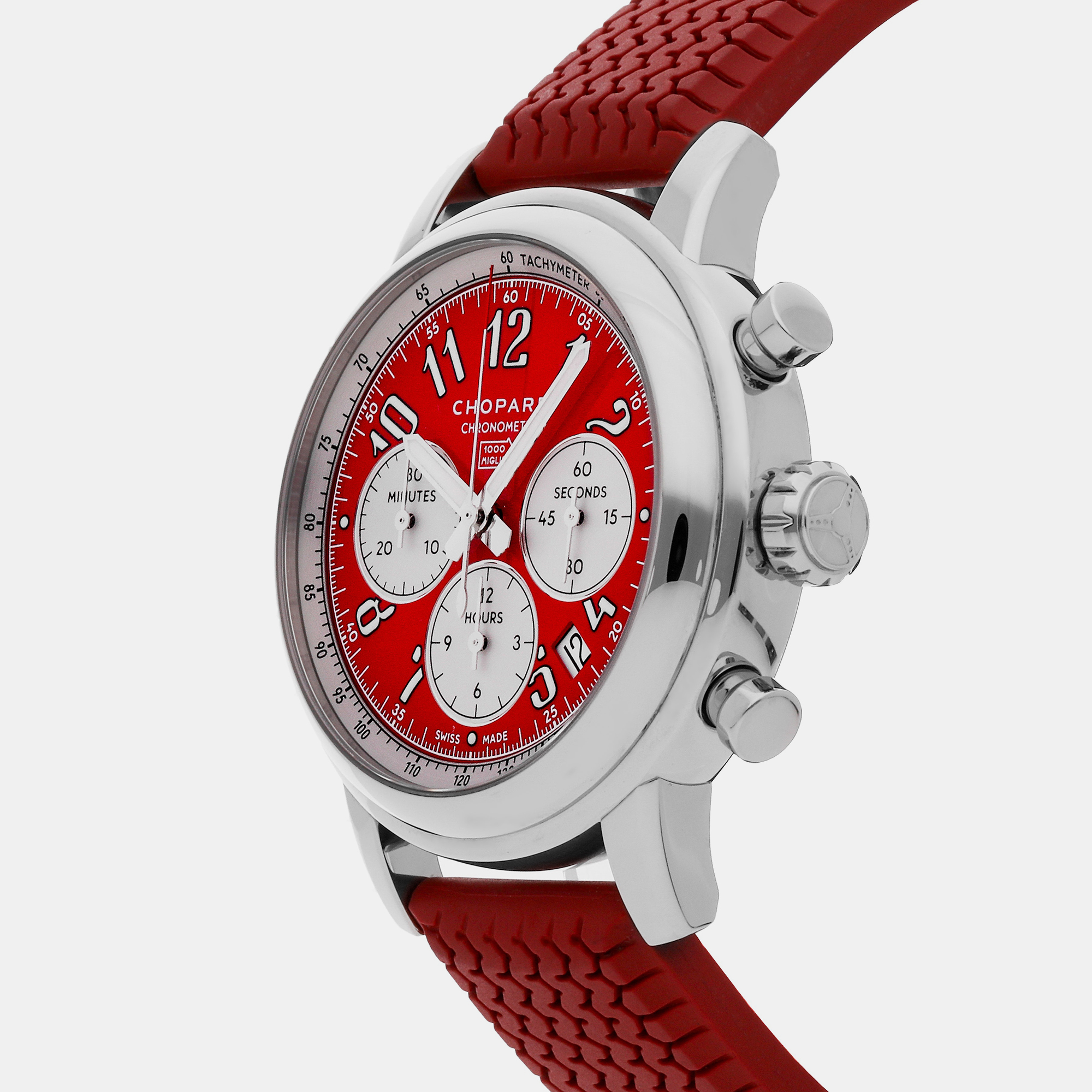 

Chopard Red Stainless Steel Mille Miglia 168589-3008 Automatic Men's Wristwatch 42 mm