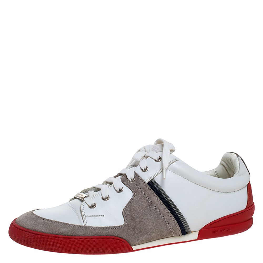 mens white dior trainers