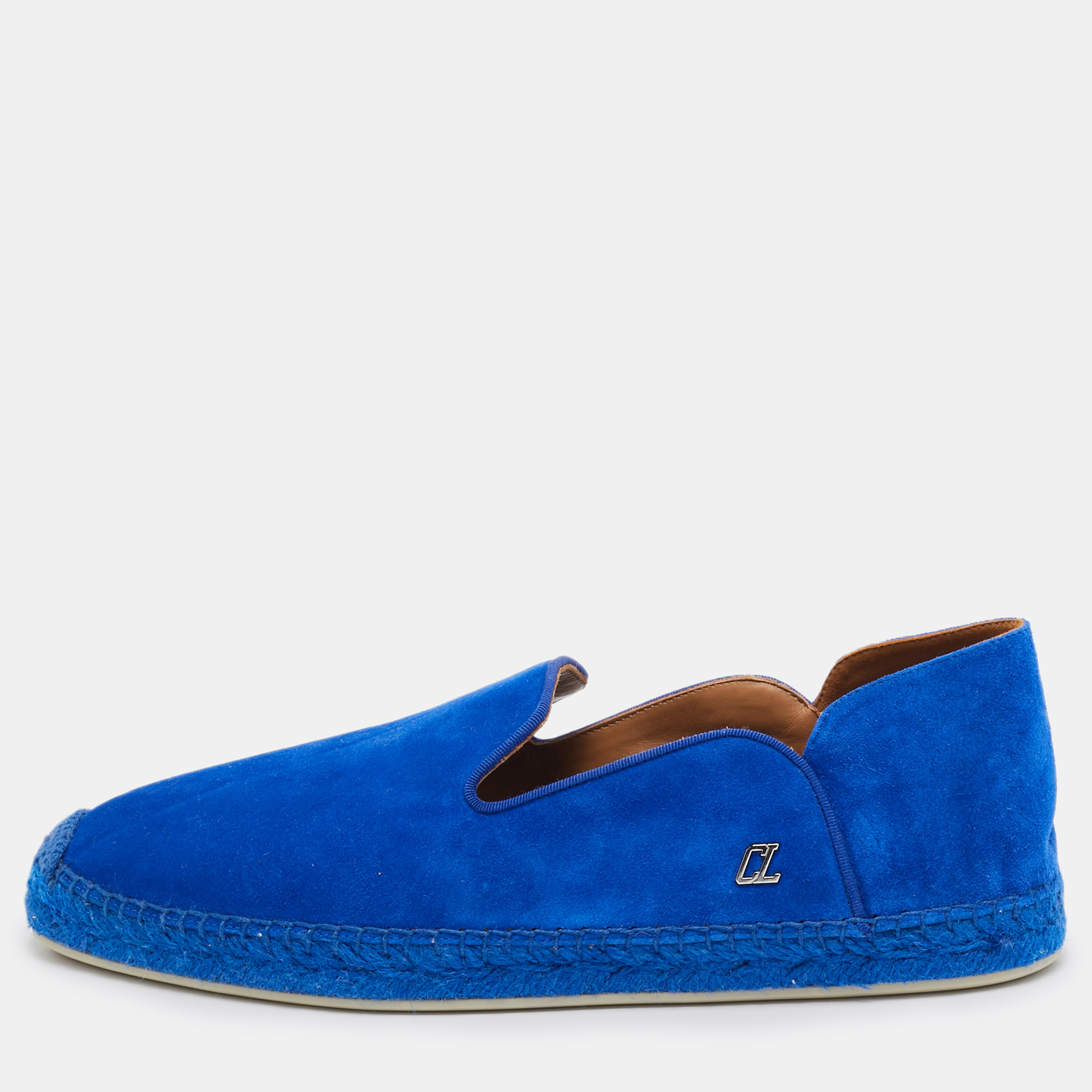 

Christian Louboutin Blue Suede Espadon Espadrilles Size