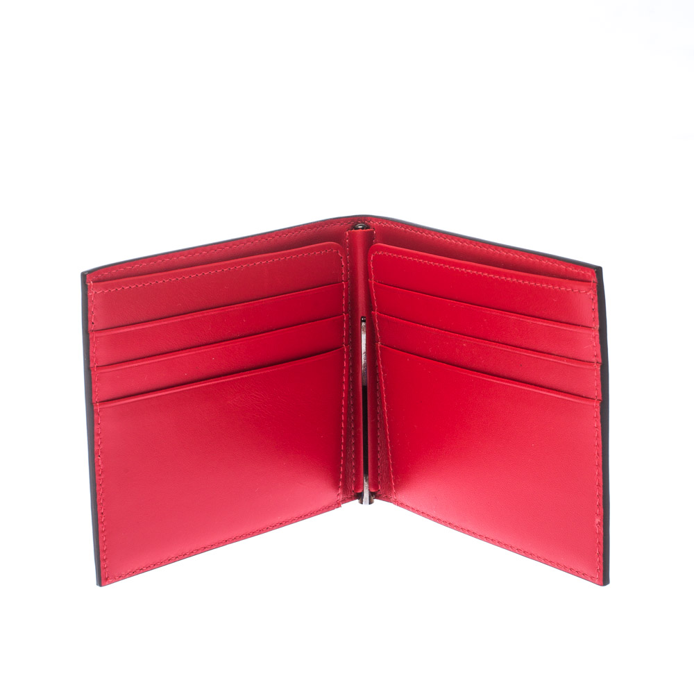 

Christian Louboutin Tan Leather Clipsos Studded Bi Fold Wallet