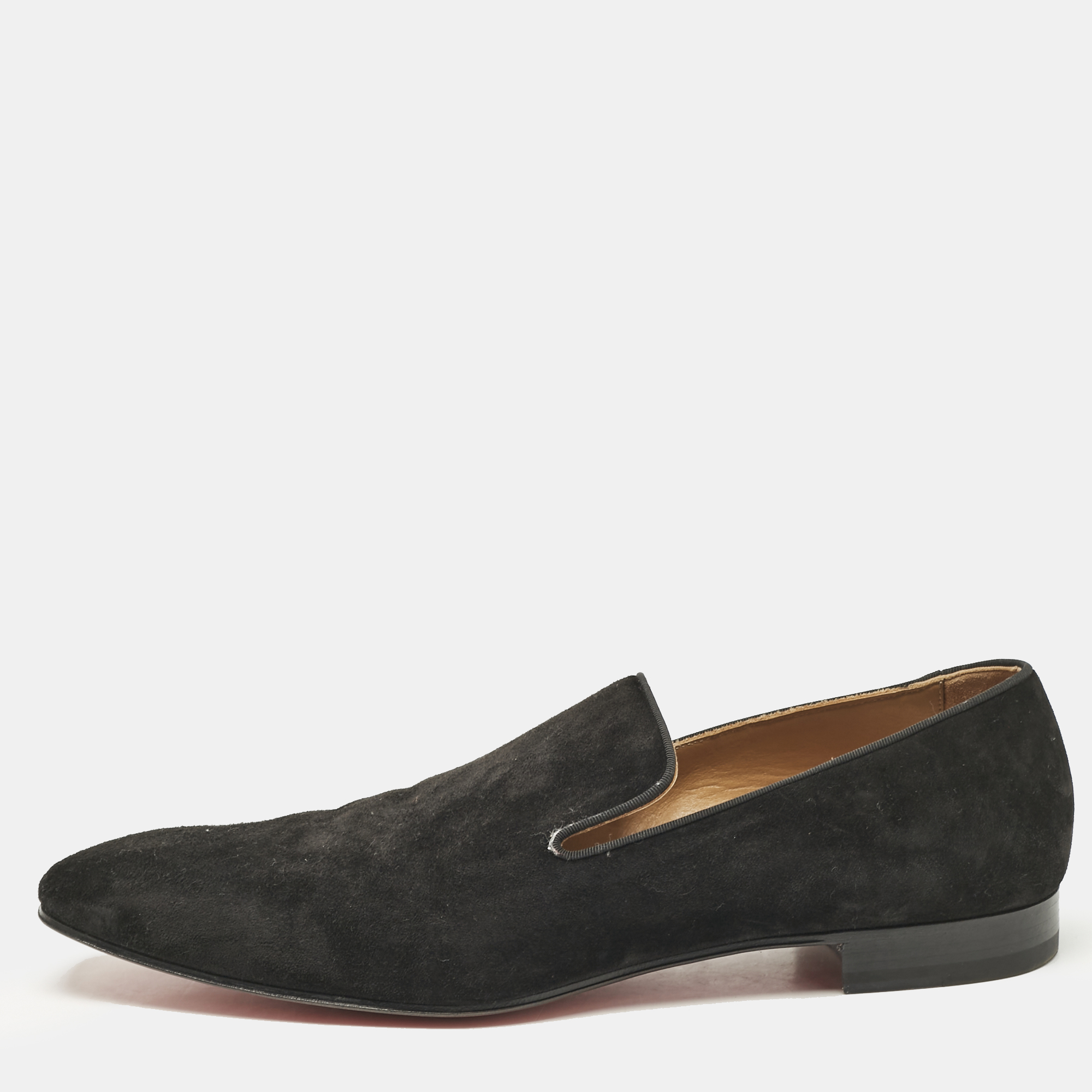 

Christian Louboutin Black Suede Dandelion Loafers Size