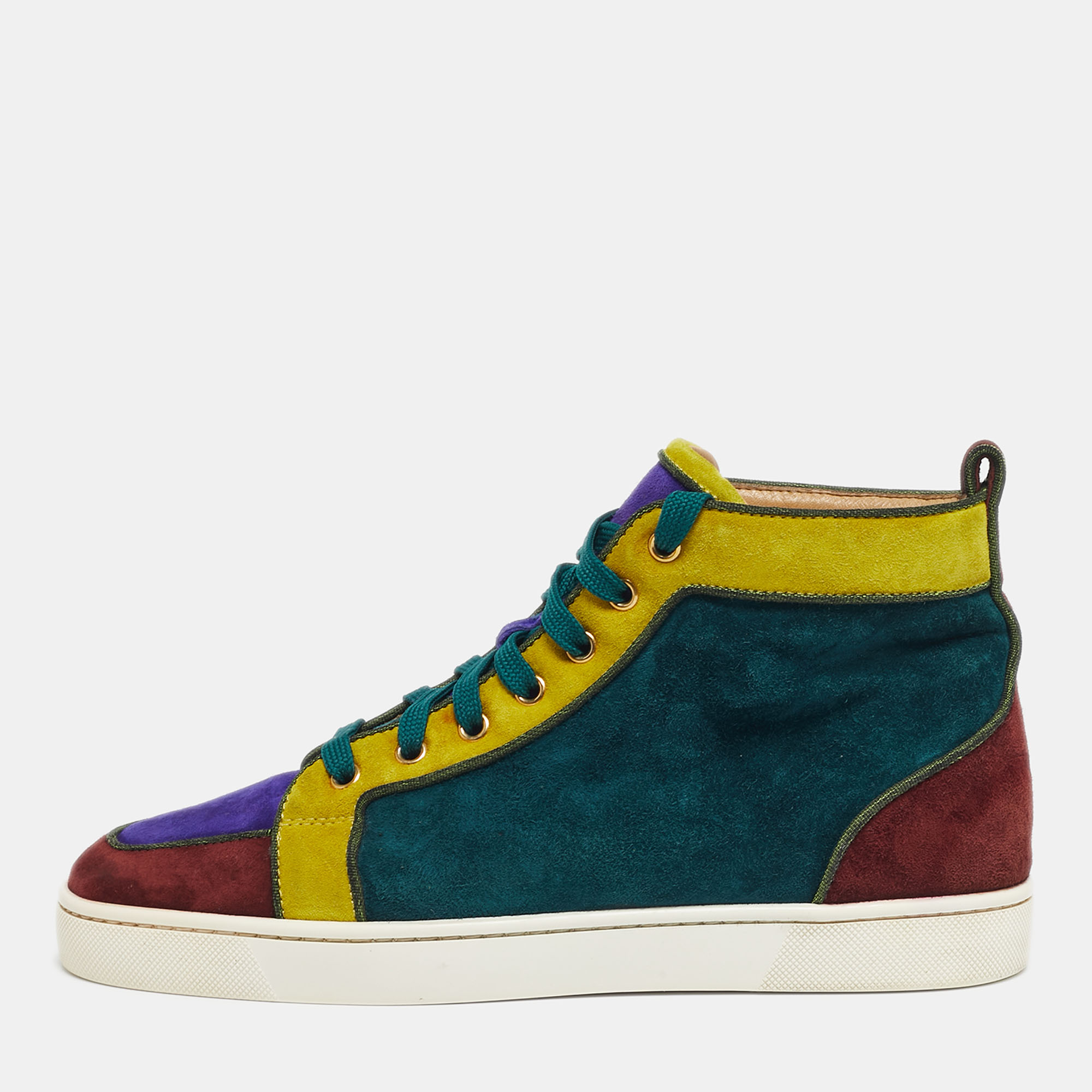 

Christian Louboutin Multicolor Suede Rantus Orlato Sneakers Size