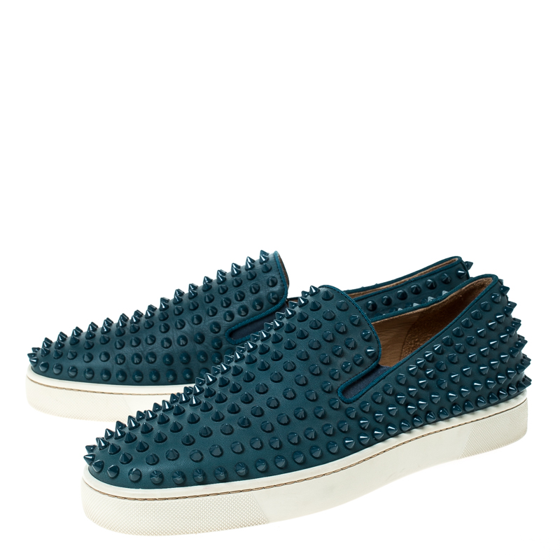 pull on slip on christian louboutin mens shoes