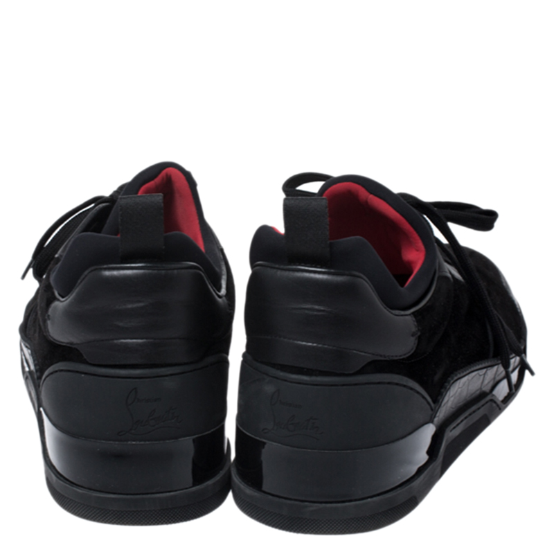 Christian Louboutin Aurelien Flat Sneaker Black 45 / 12 US RARE!!! 3190182