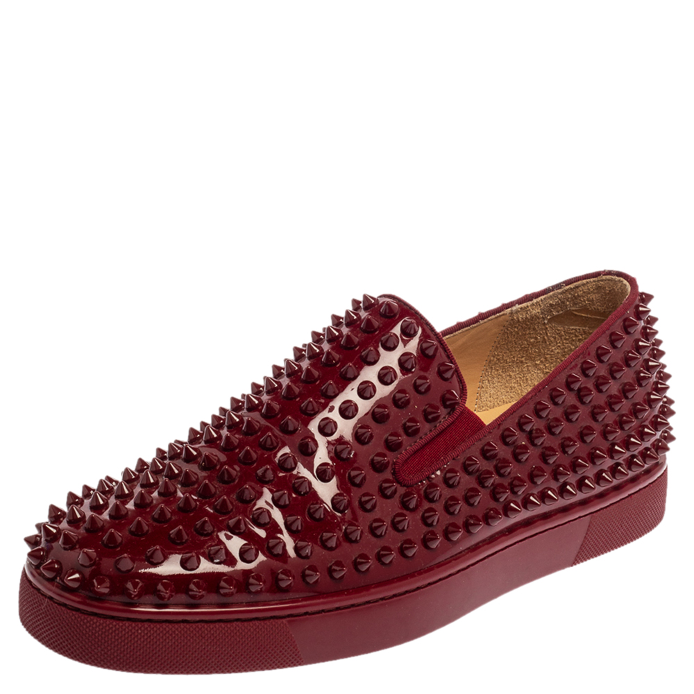 christian louboutin burgundy sneakers RH Laboratorio de