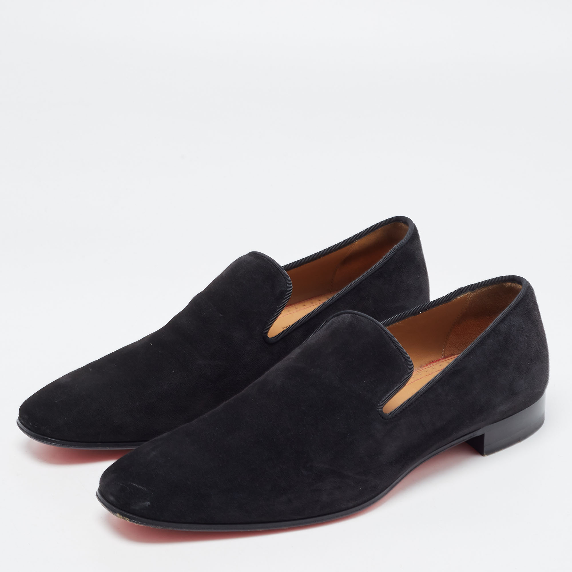 

Christian Louboutin Black Suede Dandelion Loafers Size 41