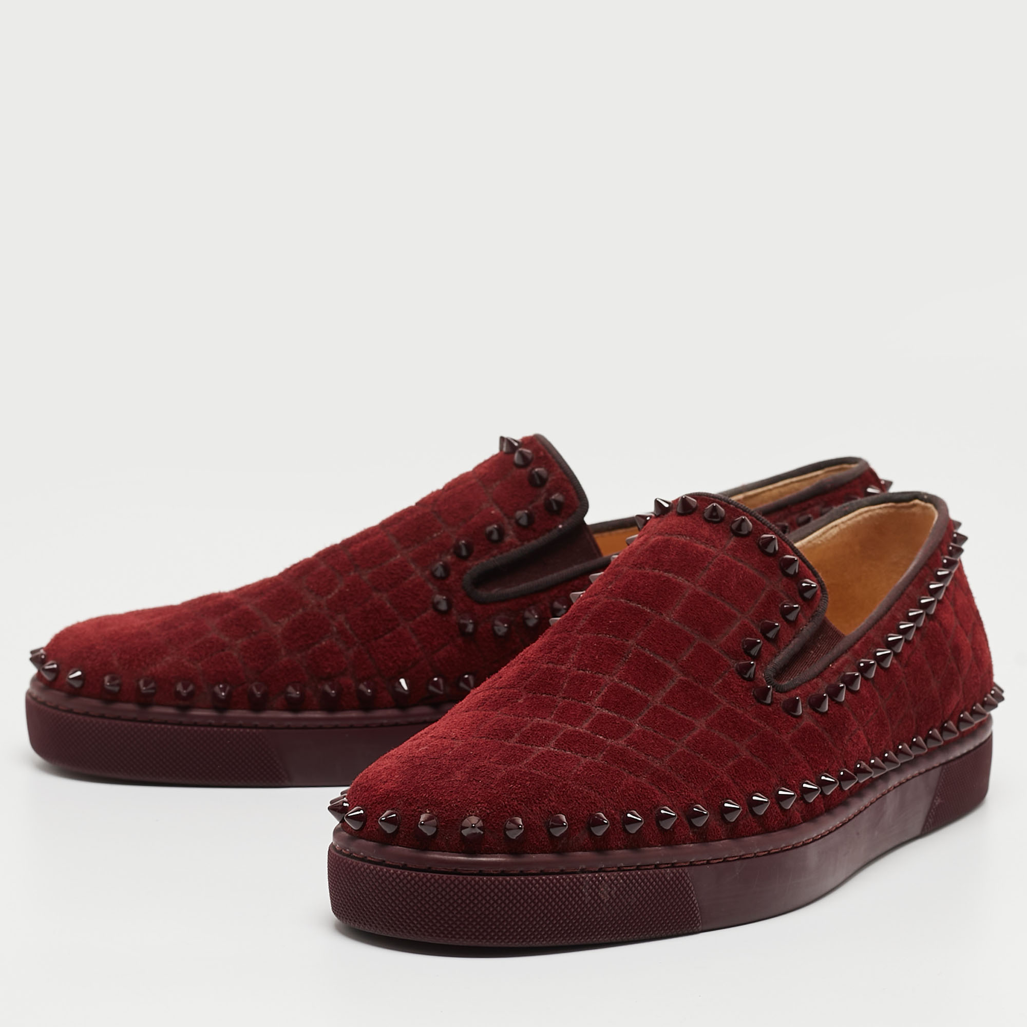 Burgundy hotsell louboutins mens