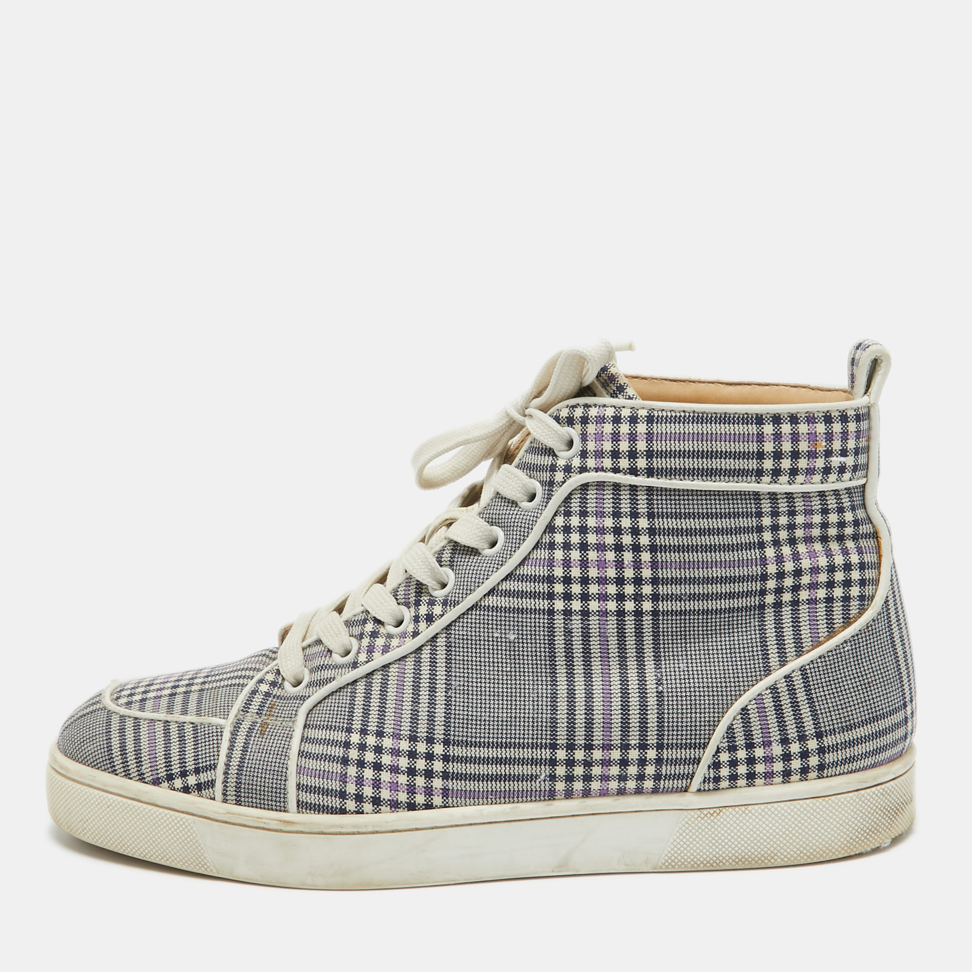 

Christian Louboutin Monochrome Canvas Rantus Orlato Sneakers Size, Grey