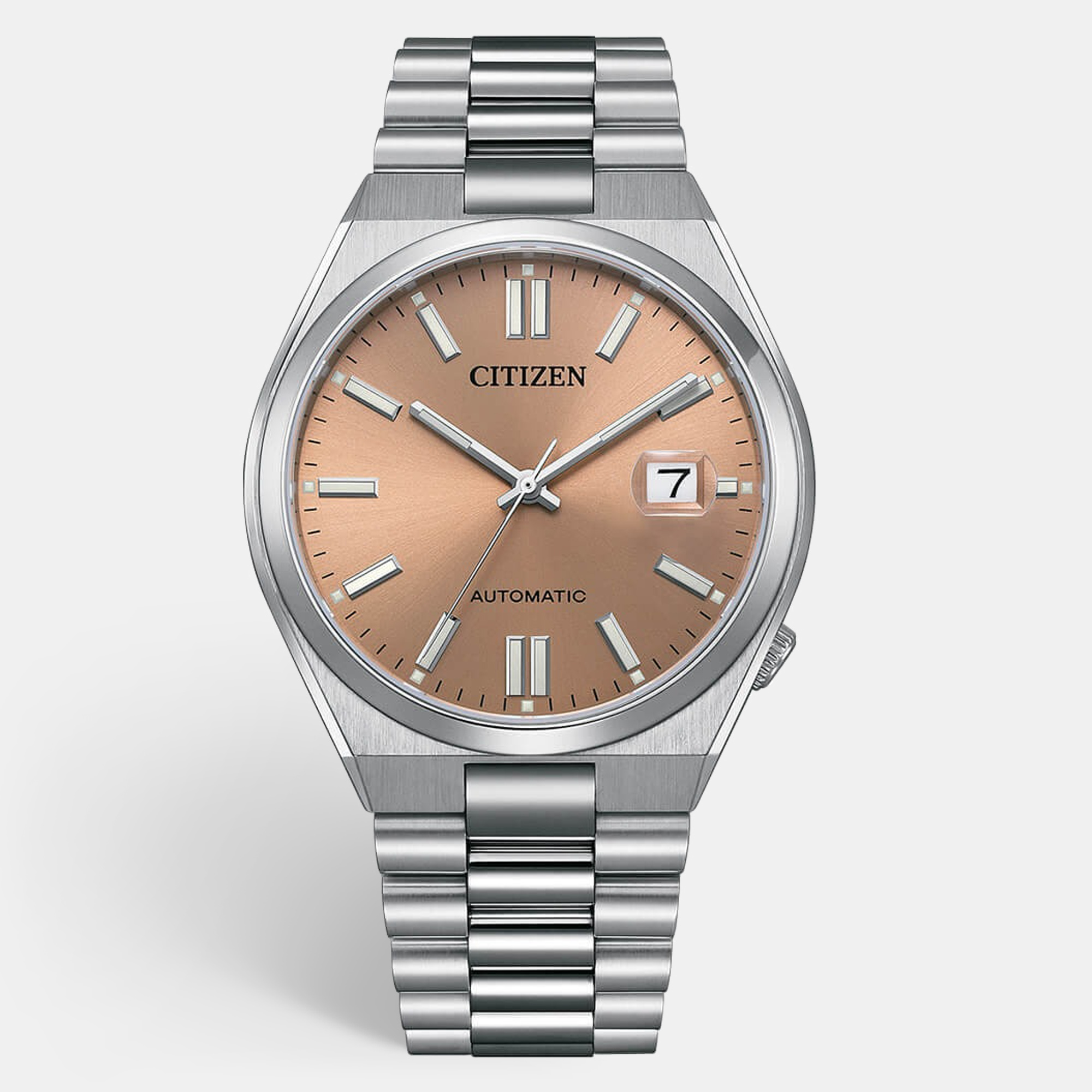 

Citizen Tsuyosa NJ0159-86Z Salmon Dial Stainless Steel Men's Wristwatch, Metallic