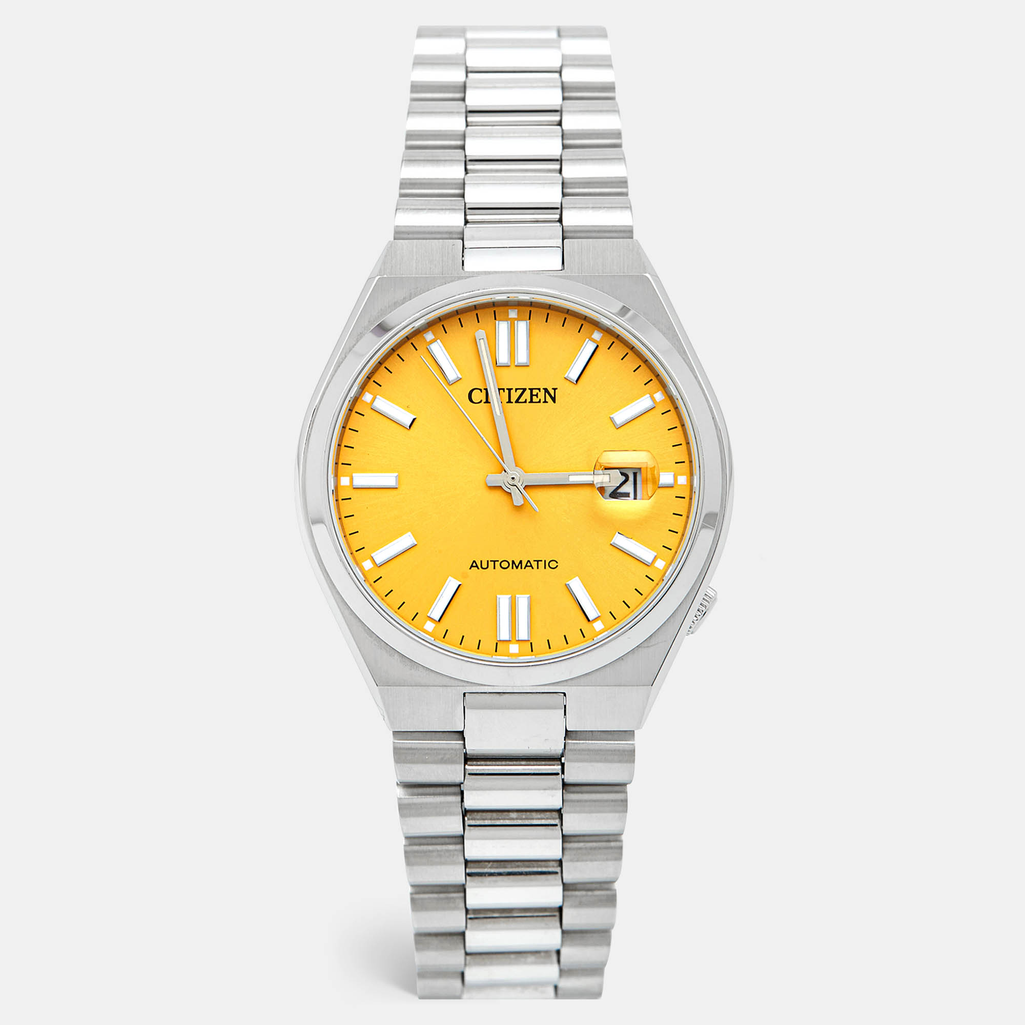 

Citizen Yellow Stainless Steel Classic, Silver