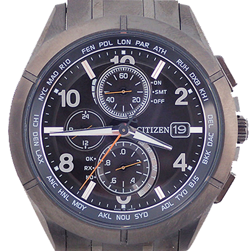 

Citizen Black Titanium Attesa Solar H800-T023975 Men's Wristwatch