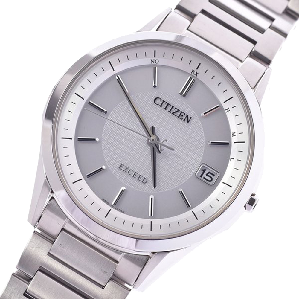 

Citizen Silver Titanium Exceed Eco-Drive H110-T020011 Men's Wristwatch