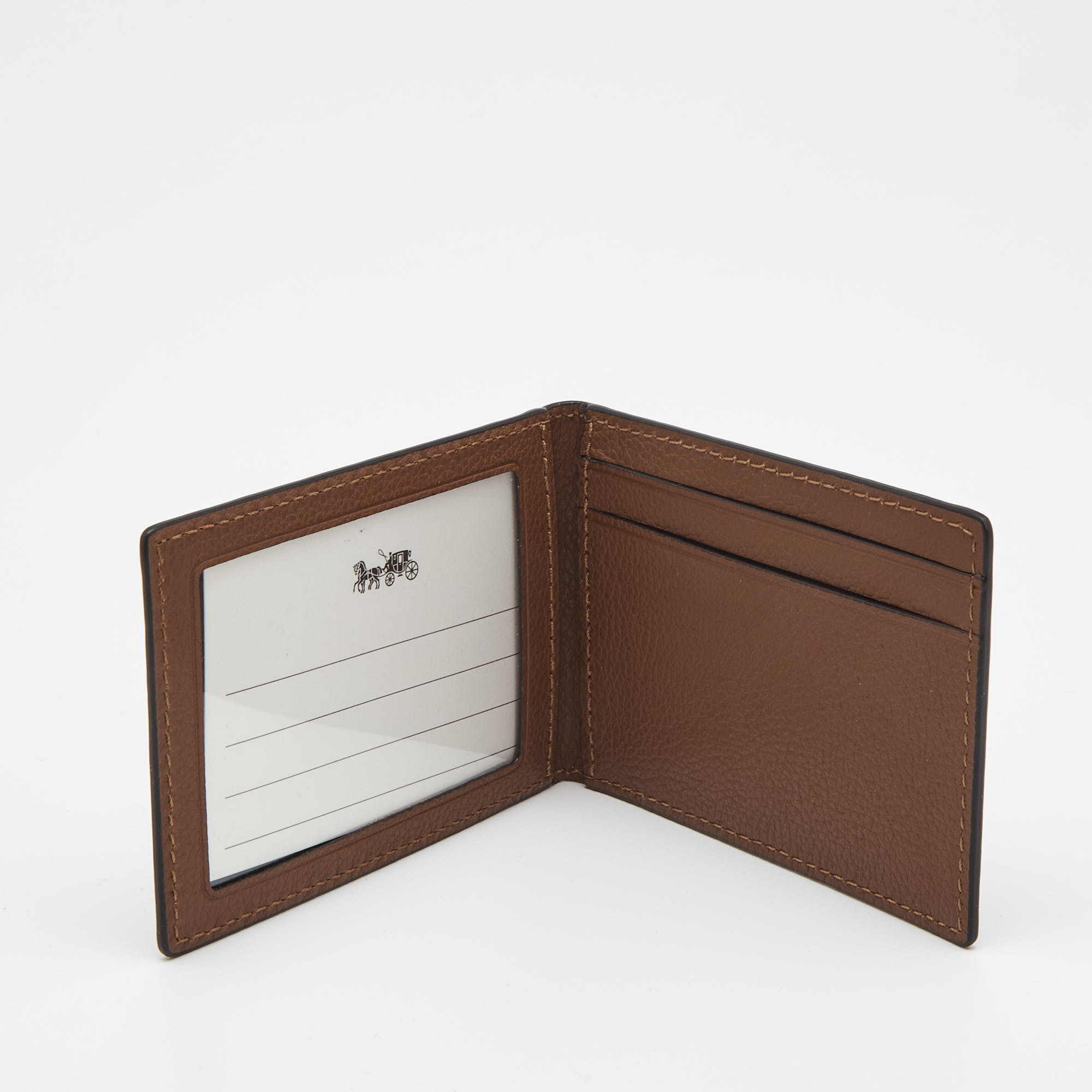 

Coach Brown Leather Bifold Card Case
