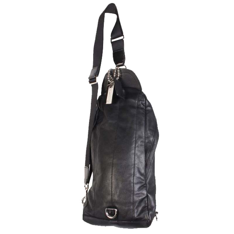 

Coach Black Leather Pouch Crossbody Bag