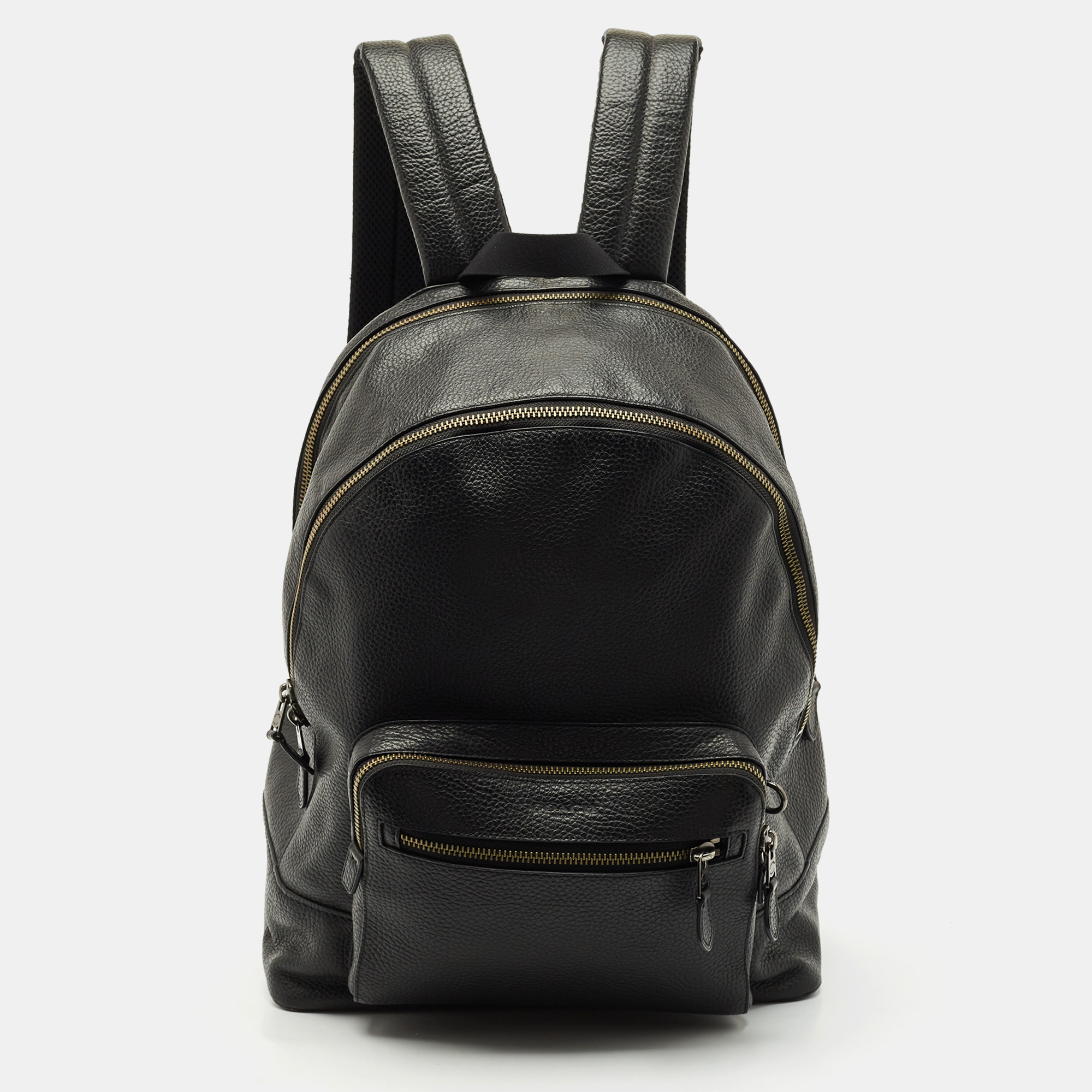 

Coach Black Leather West Backpack