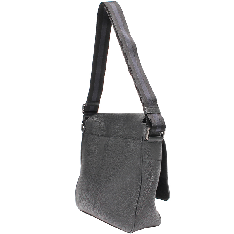 

Coach Black Leather Messenger Bag