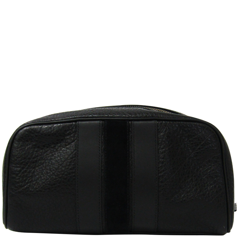 Coach Black Leather Pouch Bag
