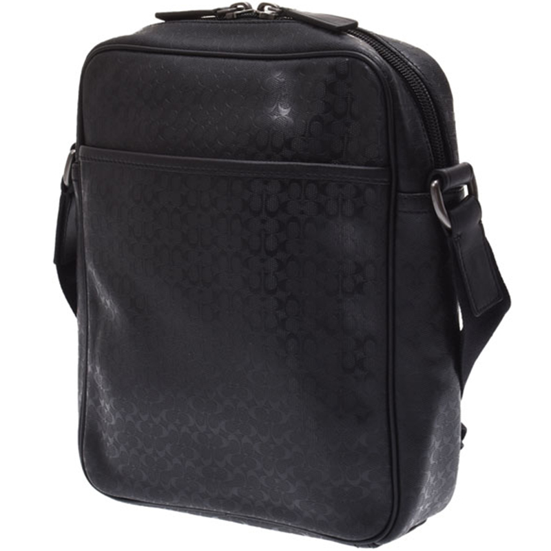 

Coach Black PVC Signature Canvas Mini Shoulder Bag