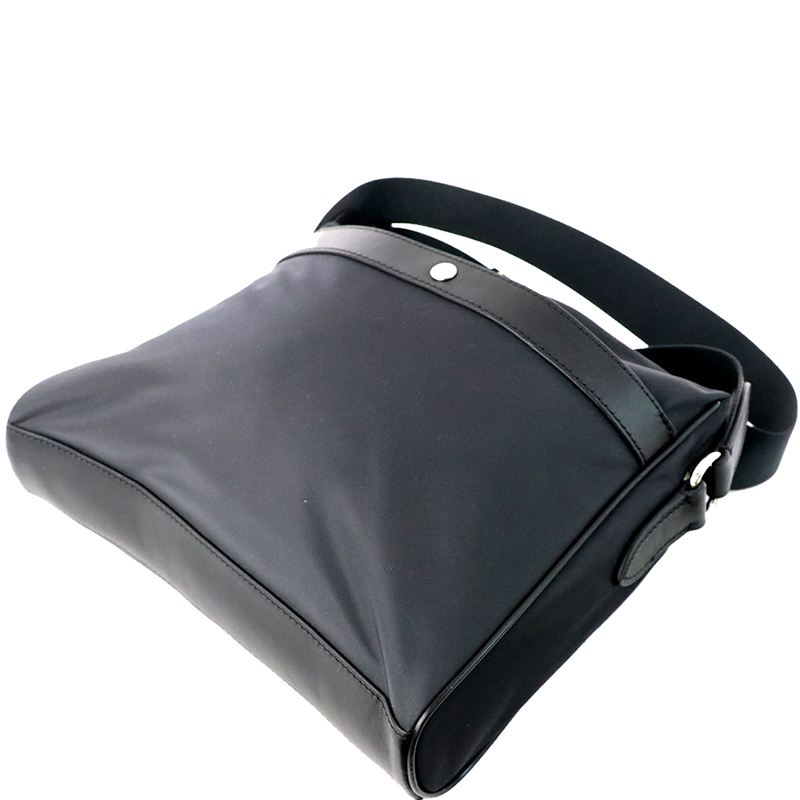 

Coach Black Nylon And Leather Messenger Bag