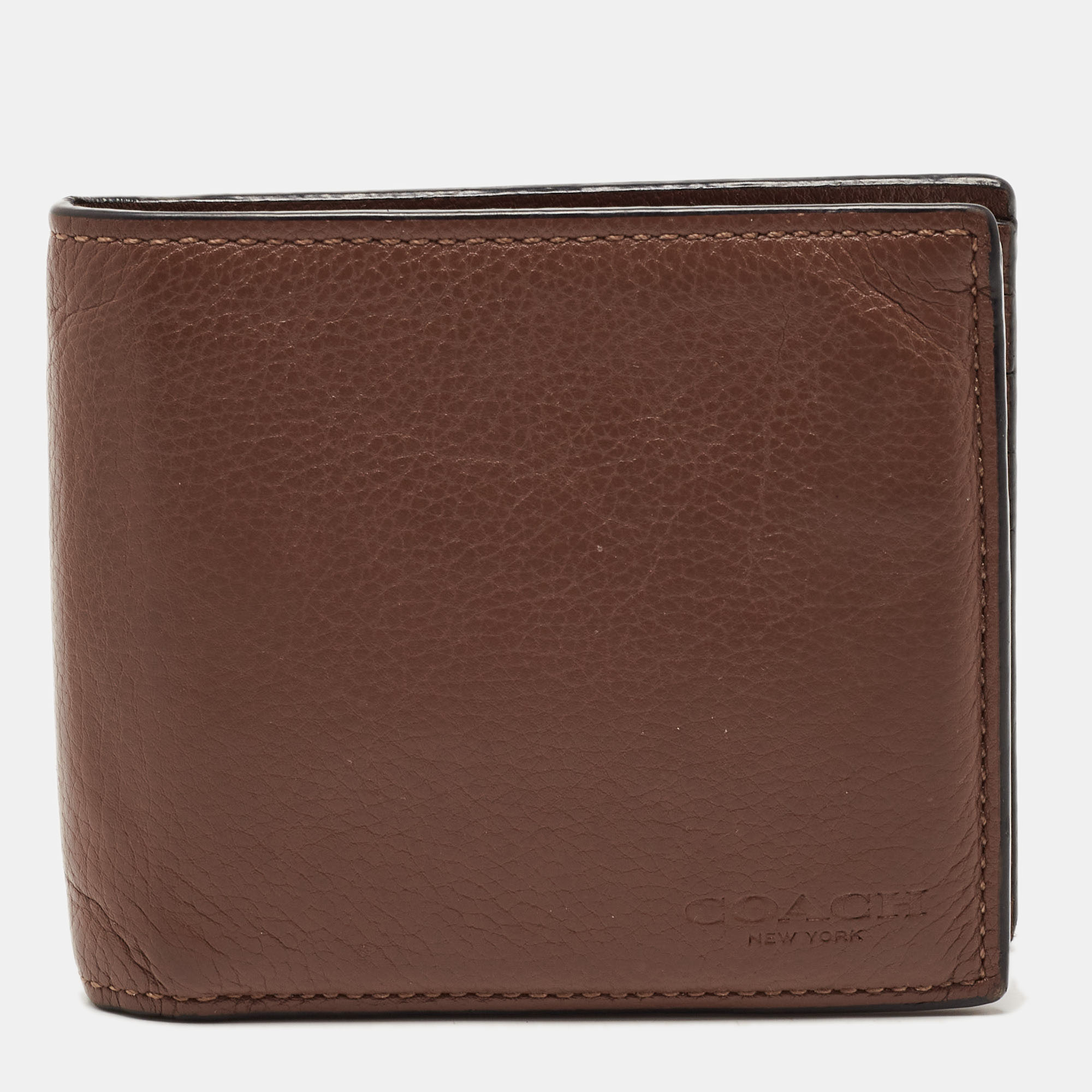 

Coach Brown Leather Bifold Wallet