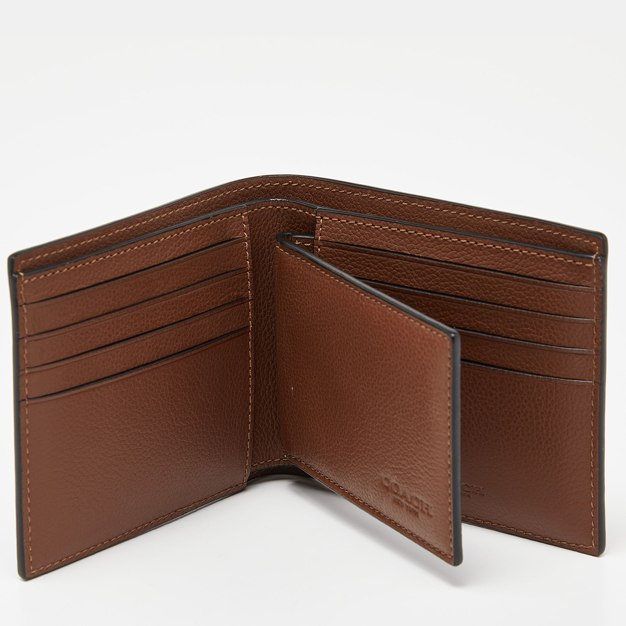 

Coach Brown Leather Bifold Wallet