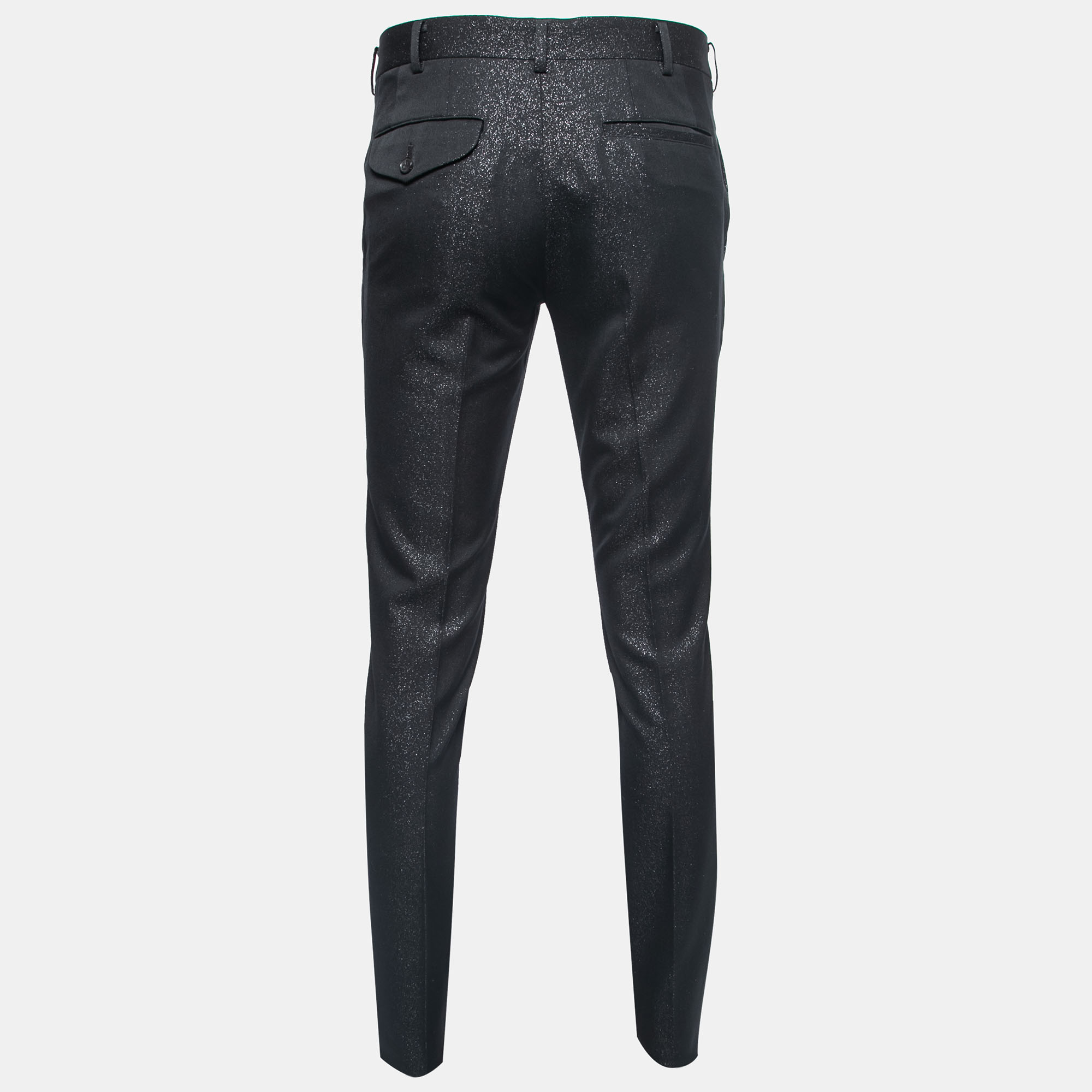 

Commes des Garcons Black Shiny Crepe Trousers