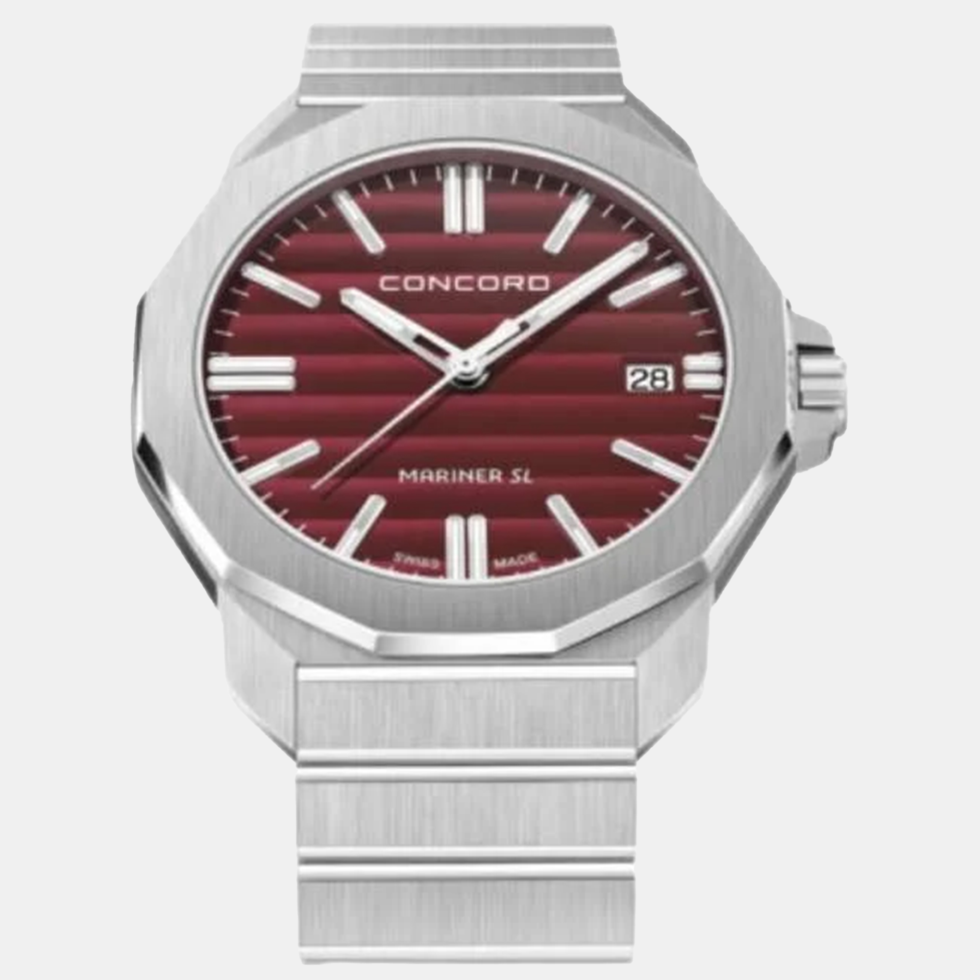 

Concord Red Stainless Steel Mariner SL Gent