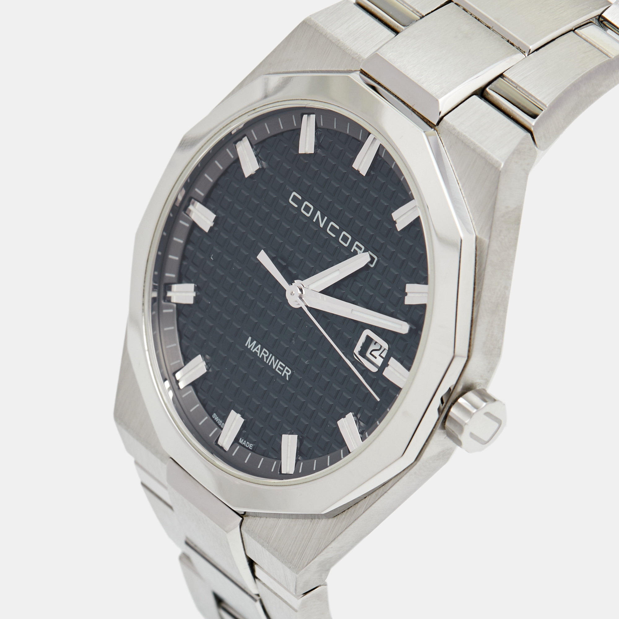 

Concord Black Stainless Steel Mariner, Silver