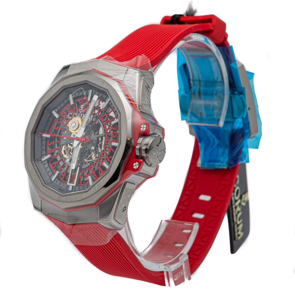 

Corum Admiral Limited Edition Skeleton Titanium Automatic Men's Watch, Red