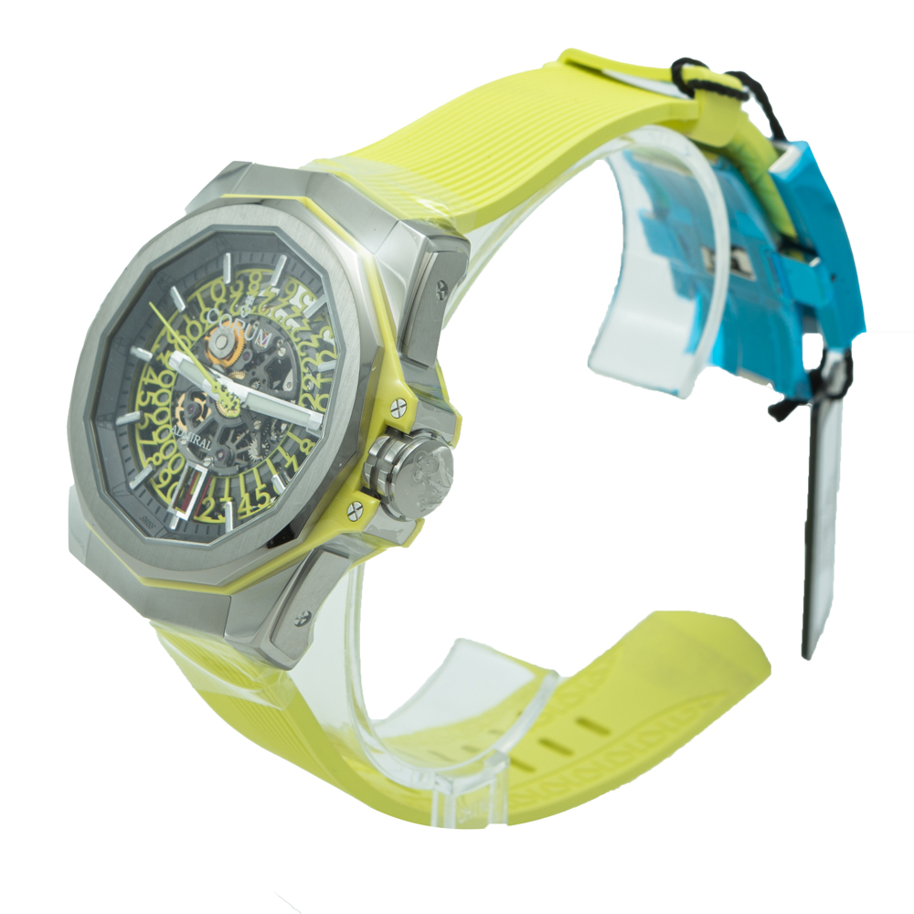 

Corum Yellow Admiral Limited Edition Skeleton Titanium Automatic Men's Watch