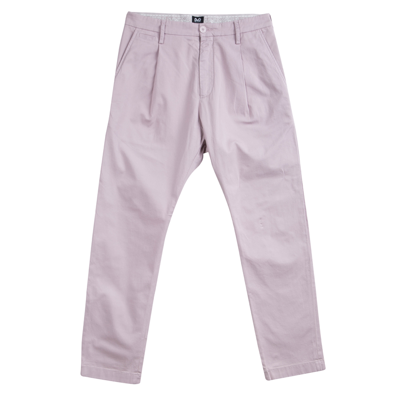 D&G Pink Cotton Chinos XS