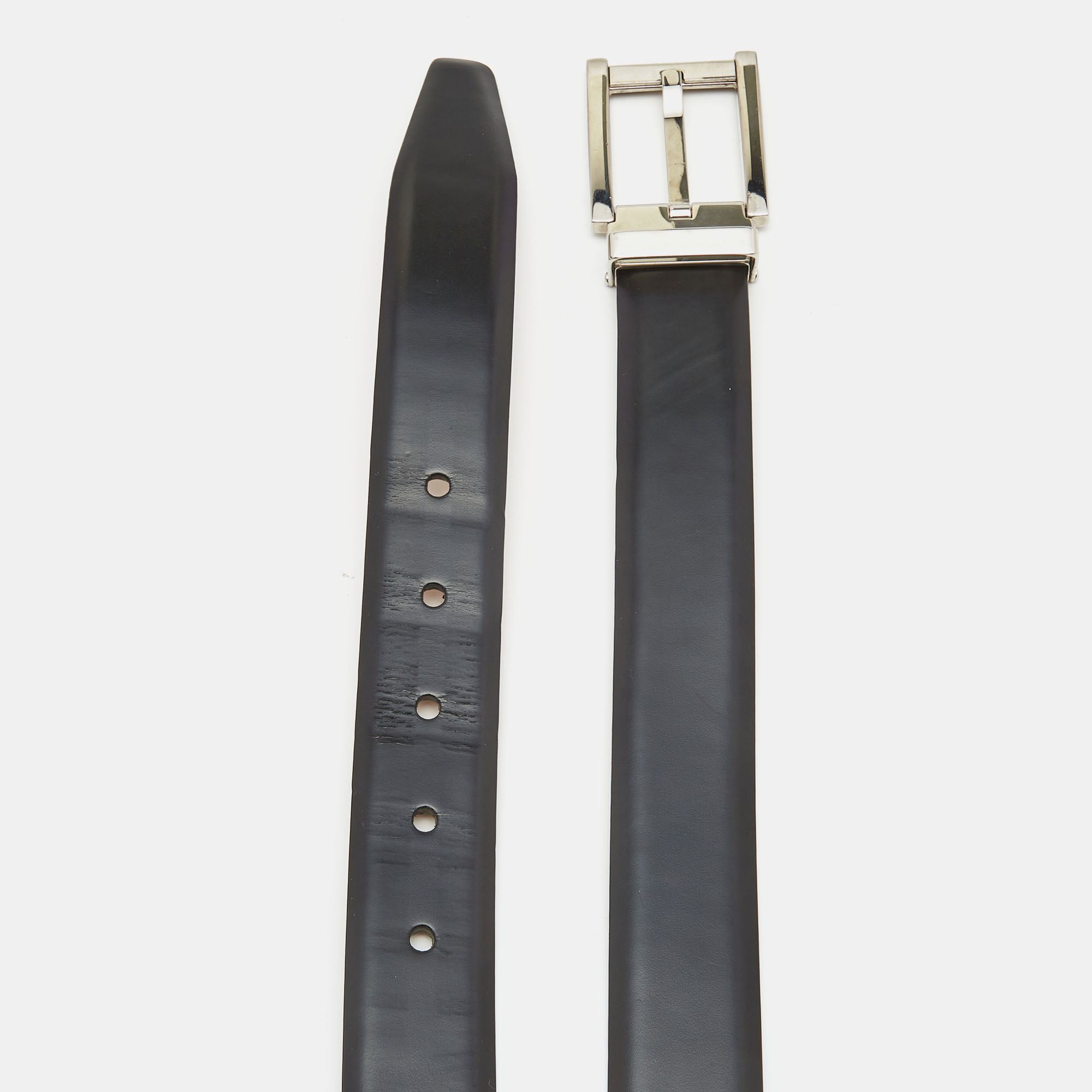 

D&G Black Leather Buckle Belt