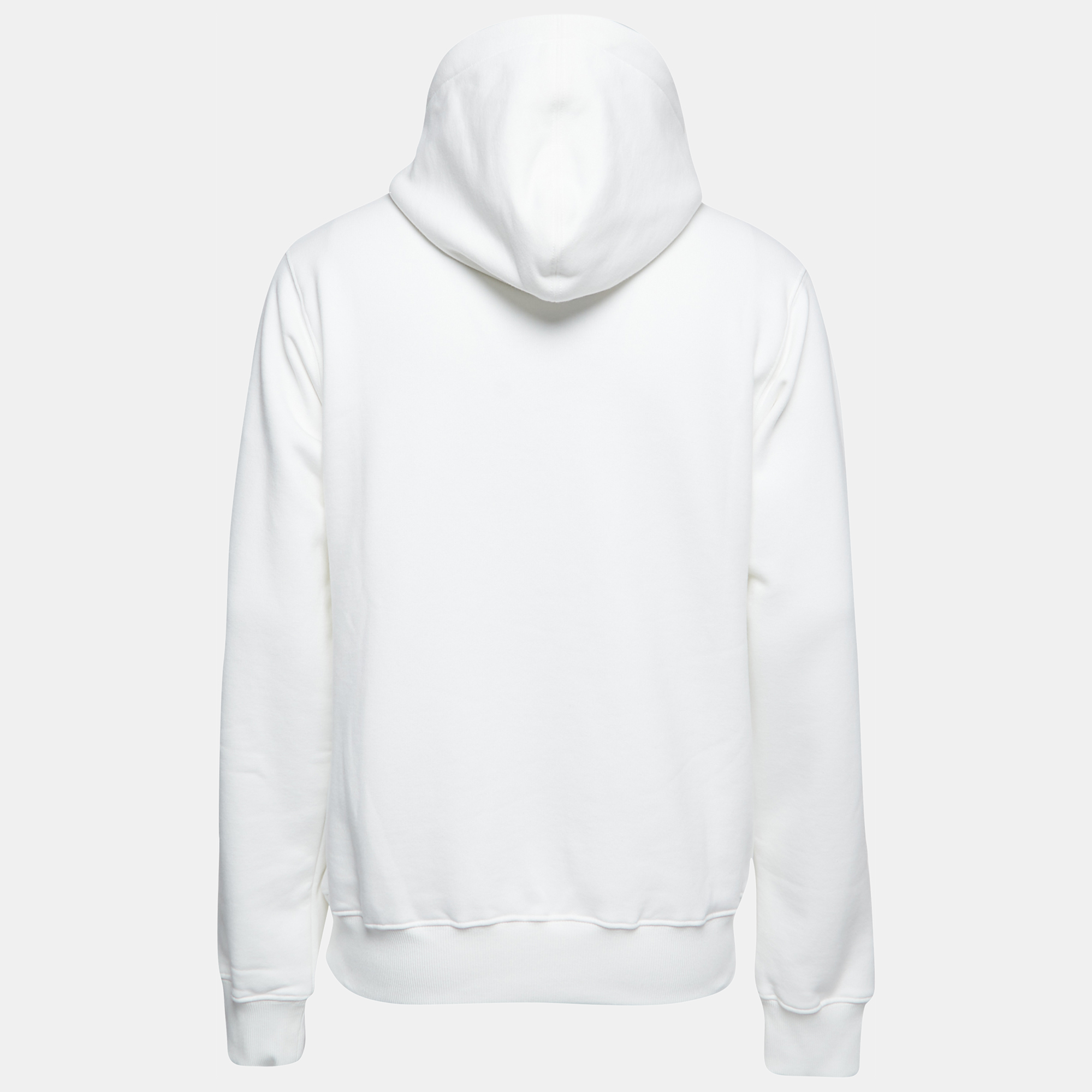 

Dior Homme White CD Icon Cotton Hooded Sweatshirt