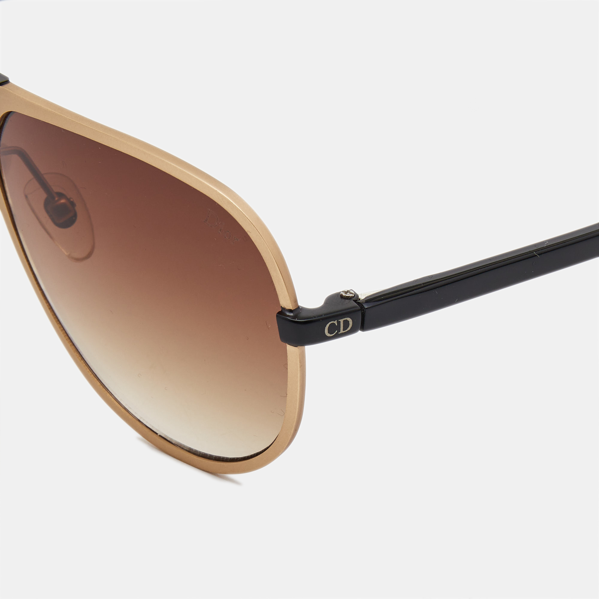 

Dior Homme Brown/Black Gradient AL13.6 Aviator Sunglasses