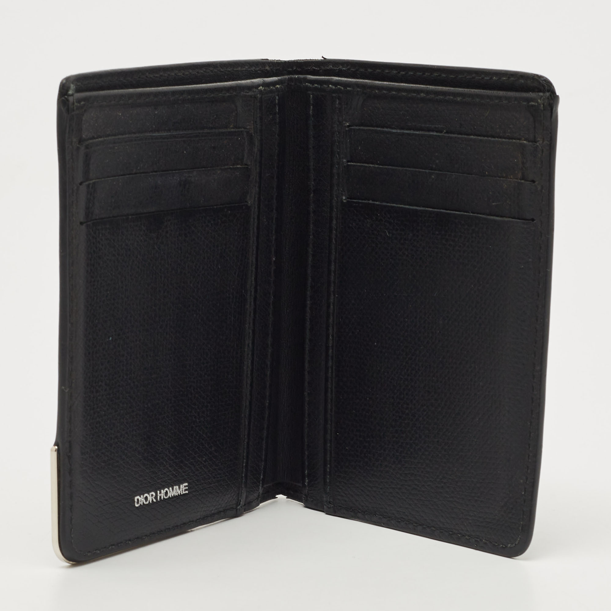 

Dior Homme Black Leather Bifold Wallet
