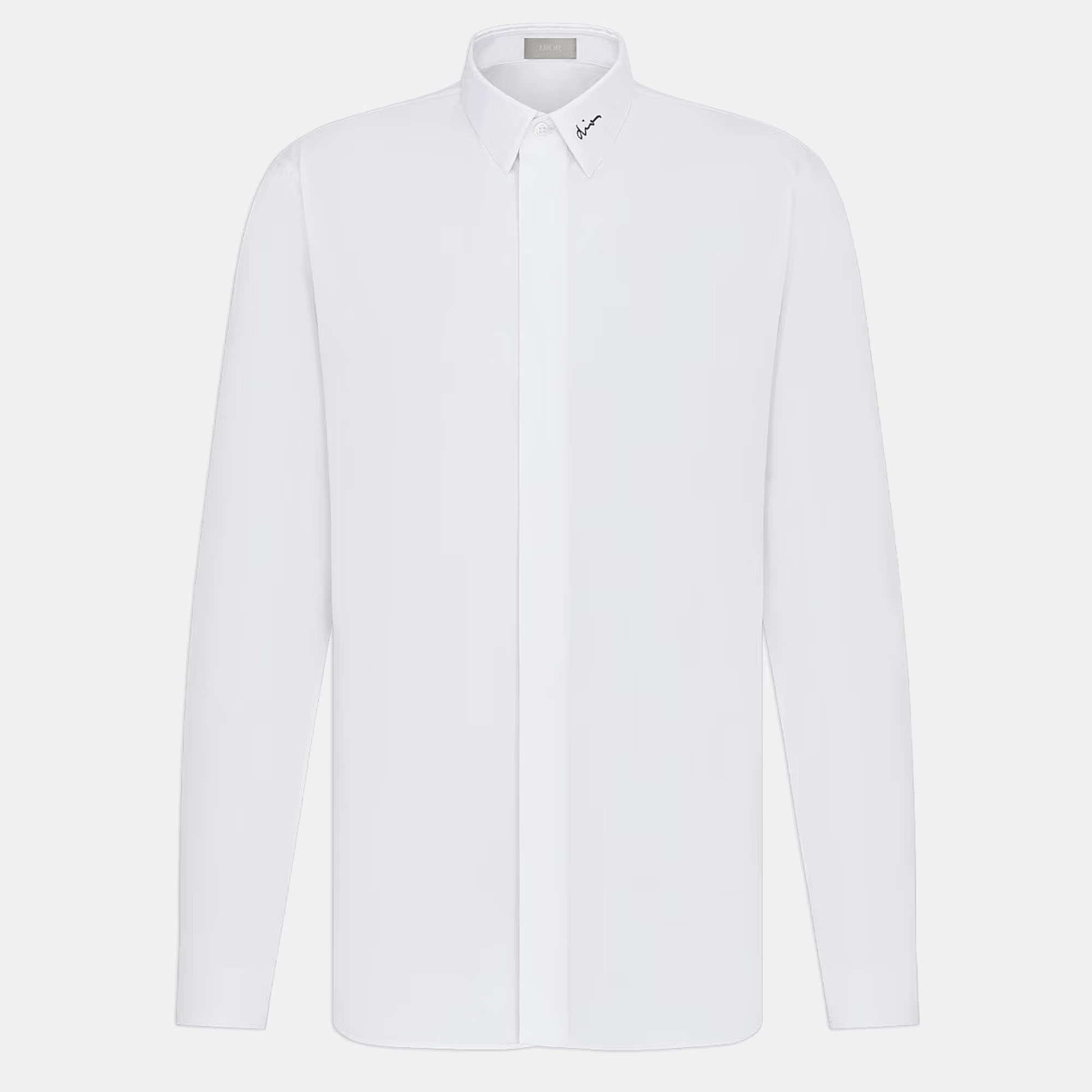 

Dior Homme White Poplin Long Sleeve Shirt S