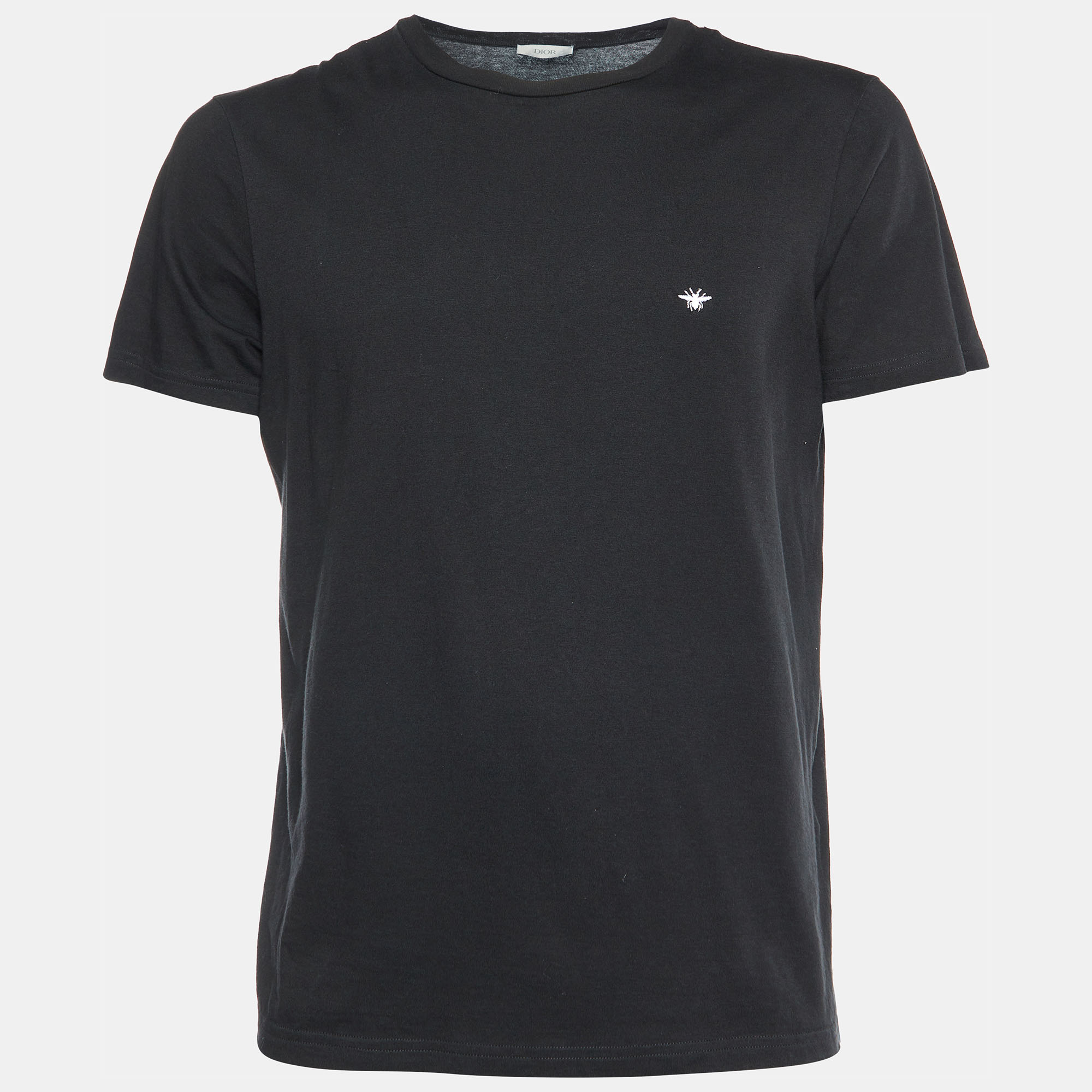 

Dior Homme Black Bee Embroidered Cotton Knit T-Shirt M