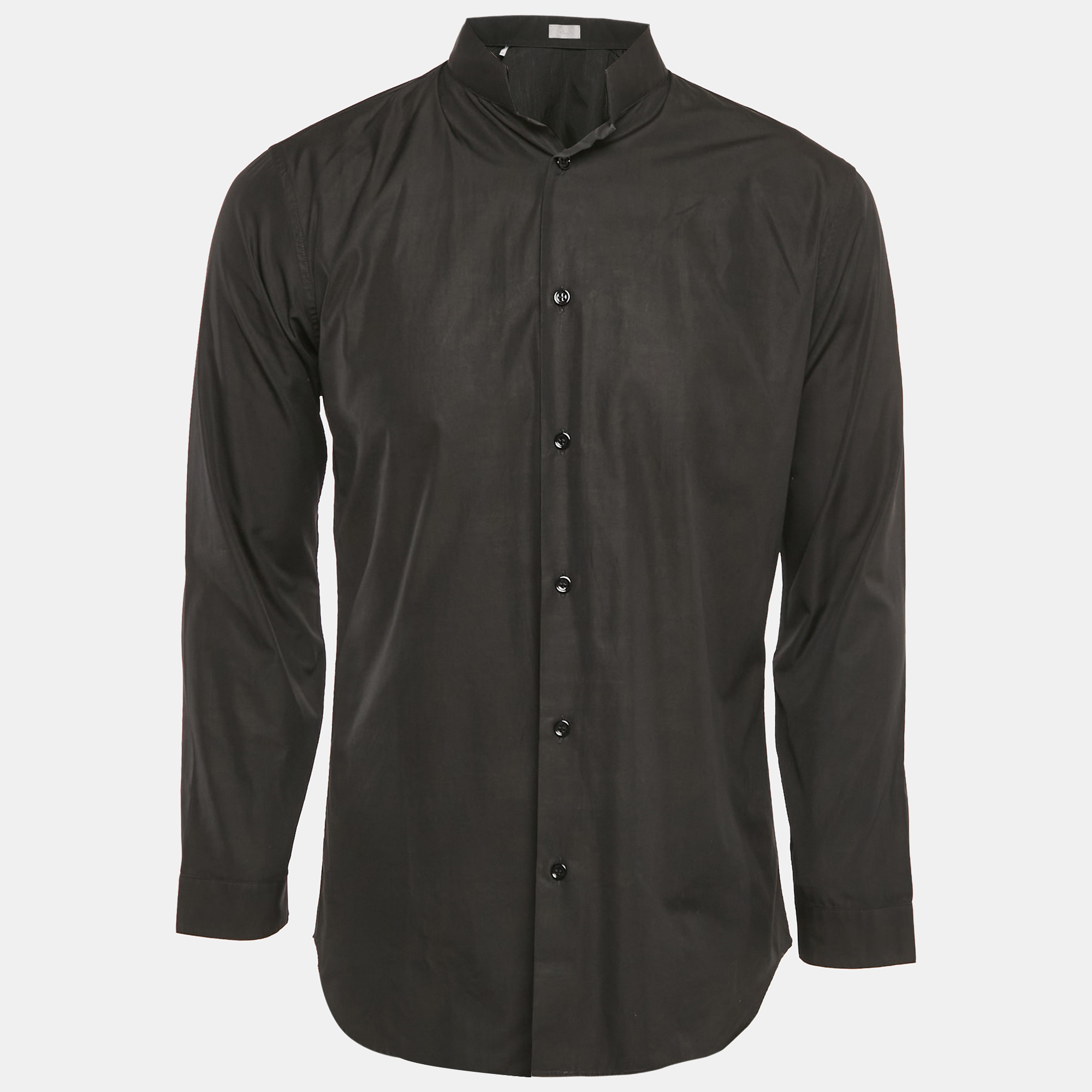 

Dior Homme Black Cotton Button Front Shirt L