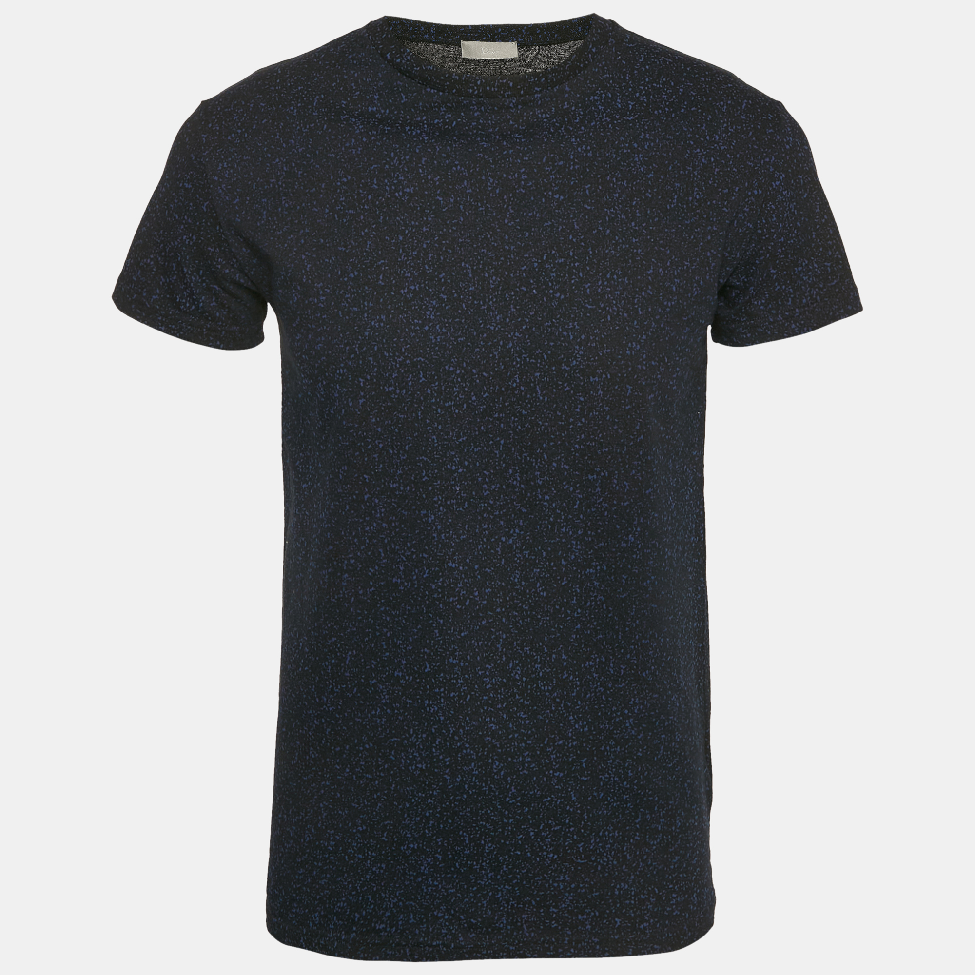 

Dior Homme Blue Abstract Print Jersey Crewneck T-Shirt XS