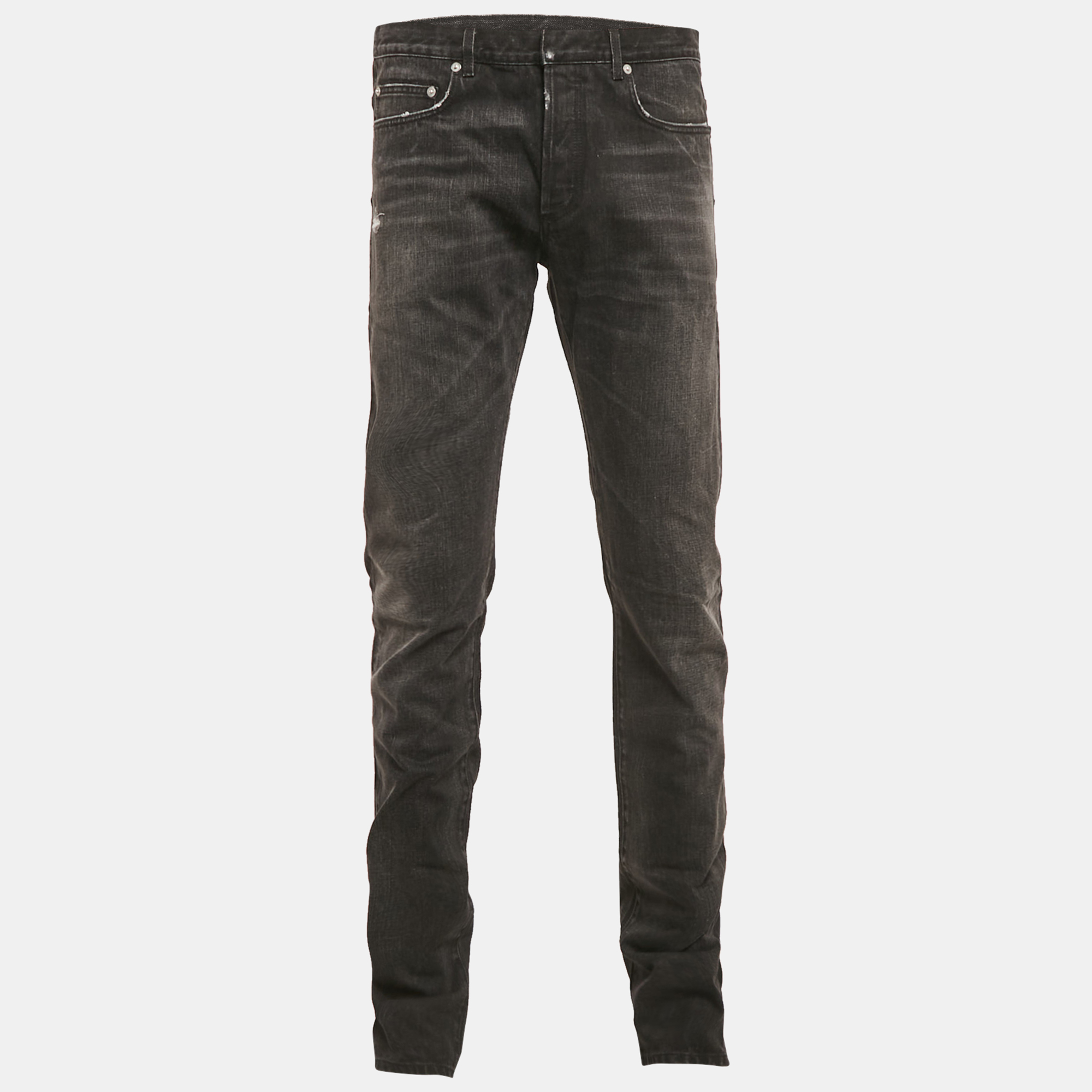 

Dior Homme Black Distressed Denim Jeans M Waist 33"